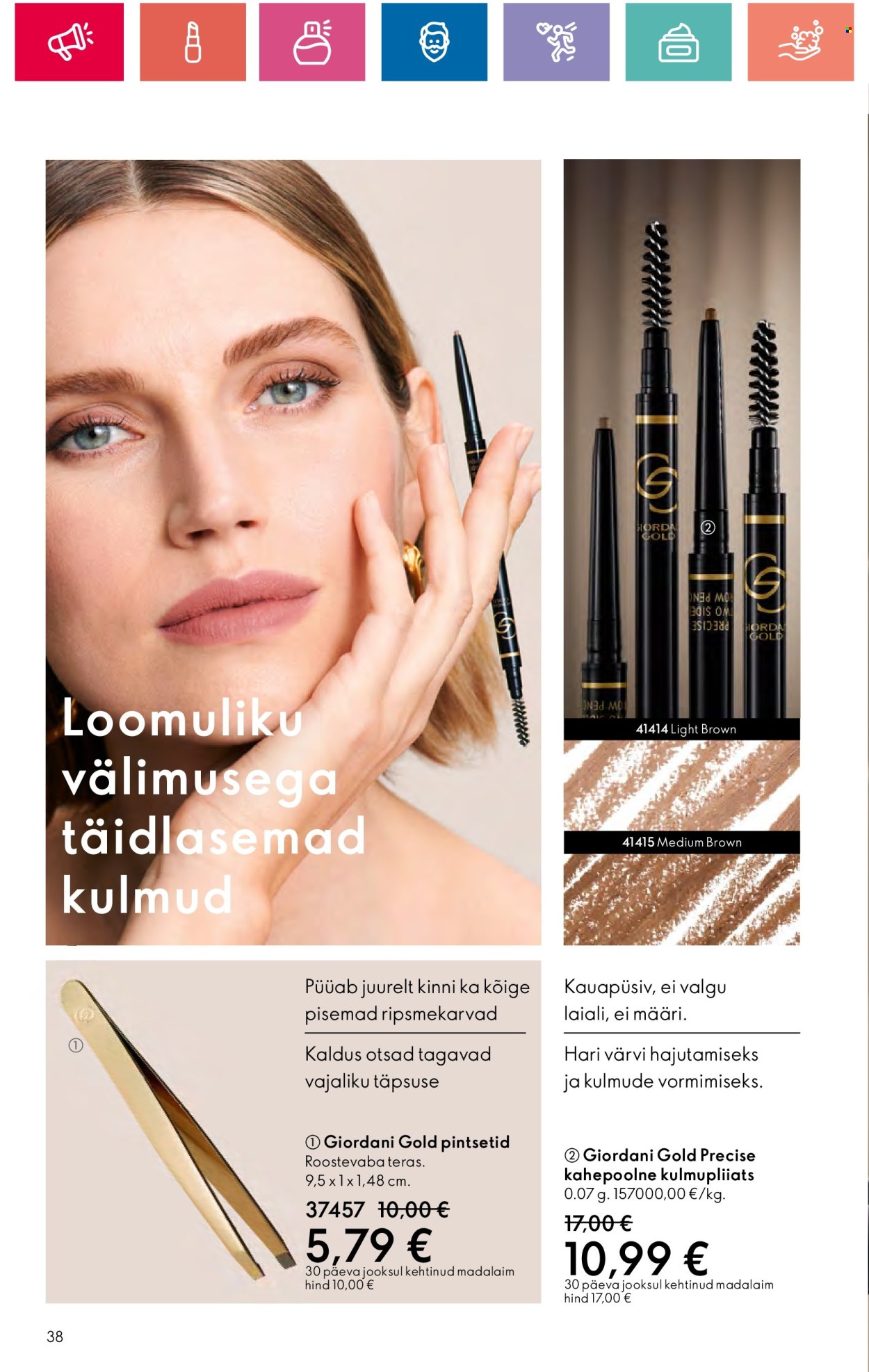 oriflame - Oriflame kliendileht - Sensuaalse (20.06 - 10.07.2024) - page: 38