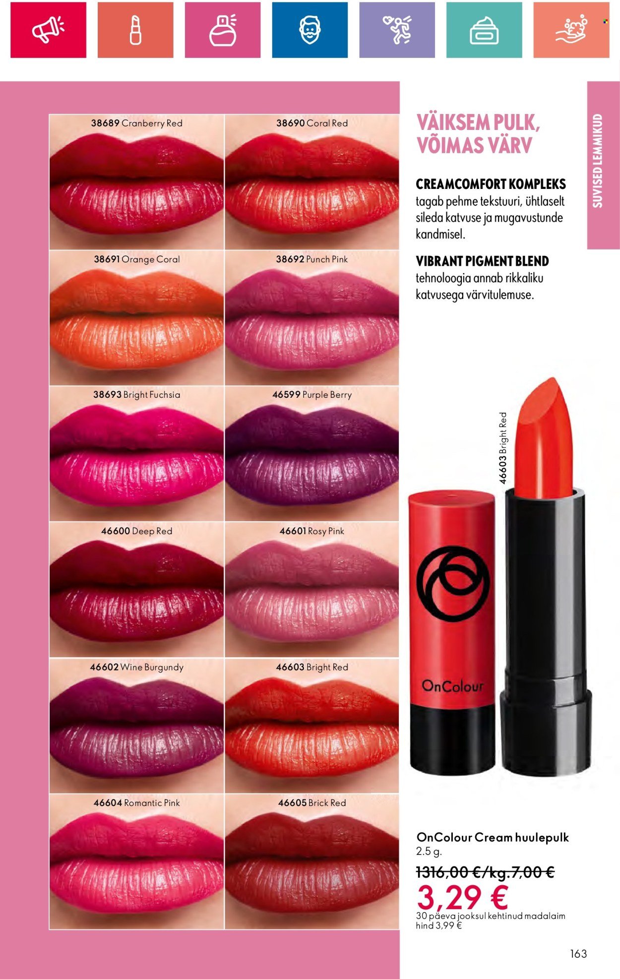 oriflame - Oriflame kliendileht - Sensuaalse (20.06 - 10.07.2024) - page: 163