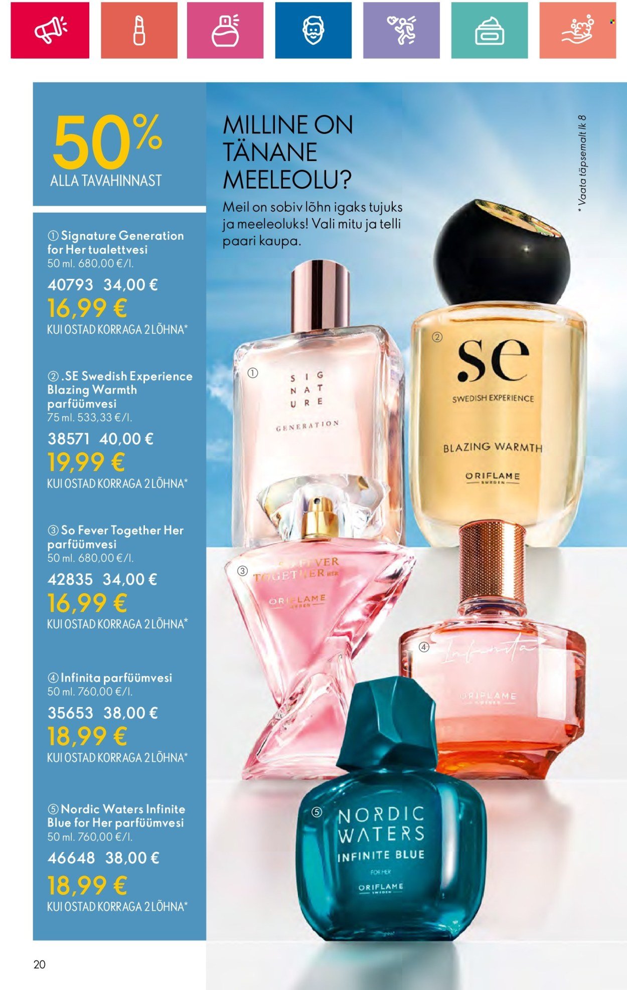 oriflame - Oriflame kliendileht - Sensuaalse (20.06 - 10.07.2024) - page: 20