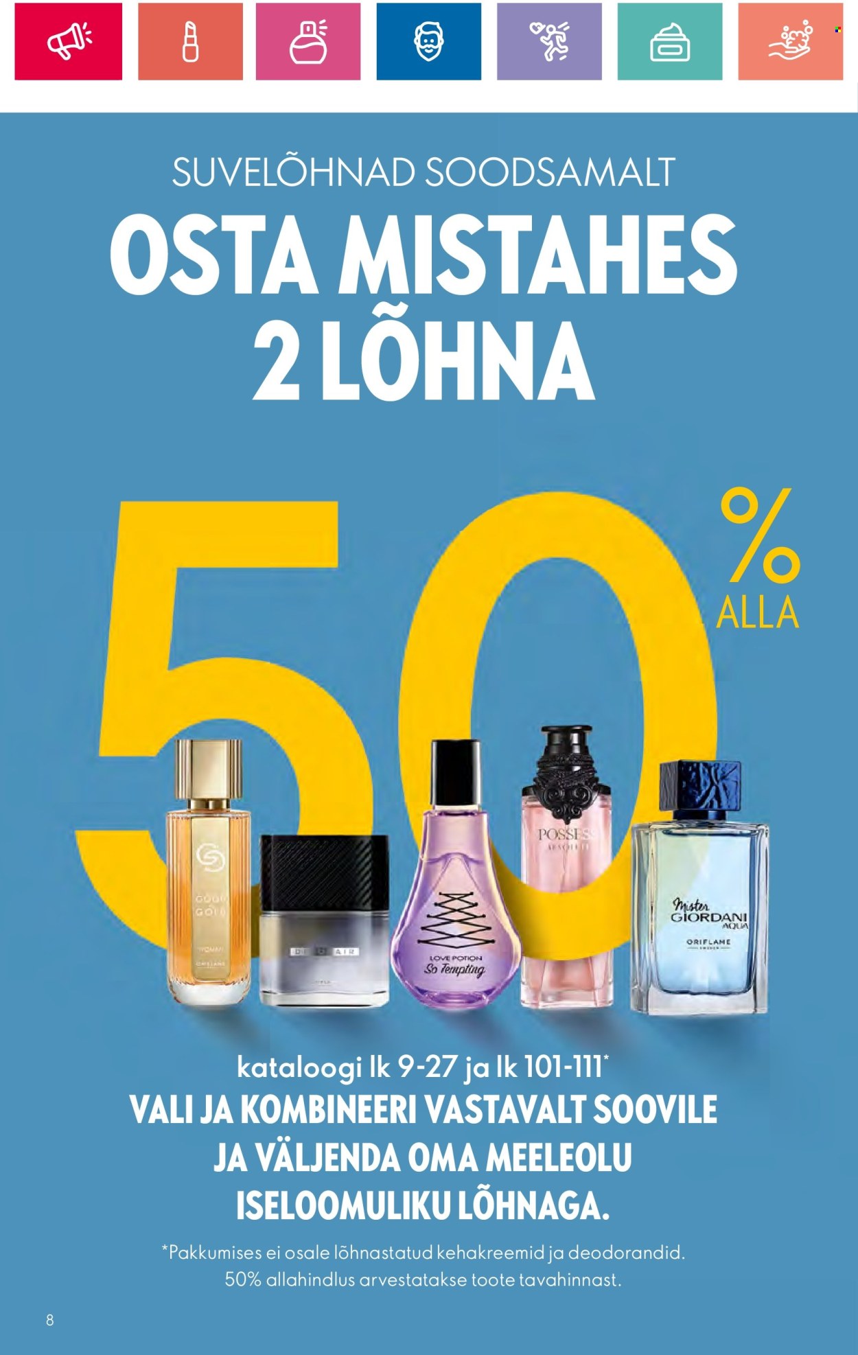 oriflame - Oriflame kliendileht - Sensuaalse (20.06 - 10.07.2024) - page: 8