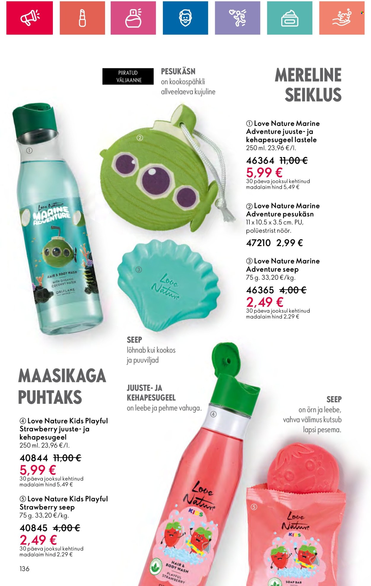 oriflame - Oriflame kliendileht - Sensuaalse (20.06 - 10.07.2024) - page: 136