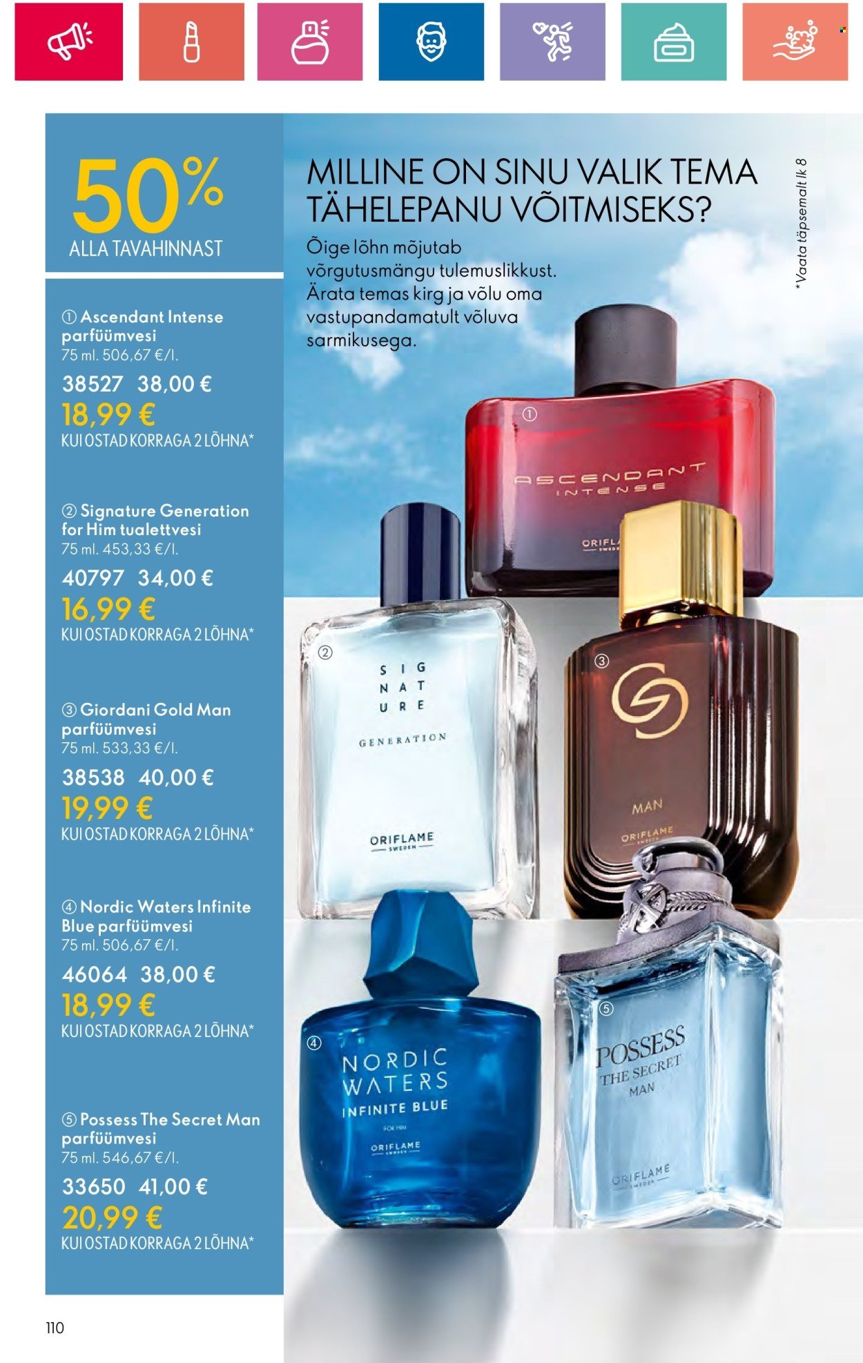 oriflame - Oriflame kliendileht - Sensuaalse (20.06 - 10.07.2024) - page: 110