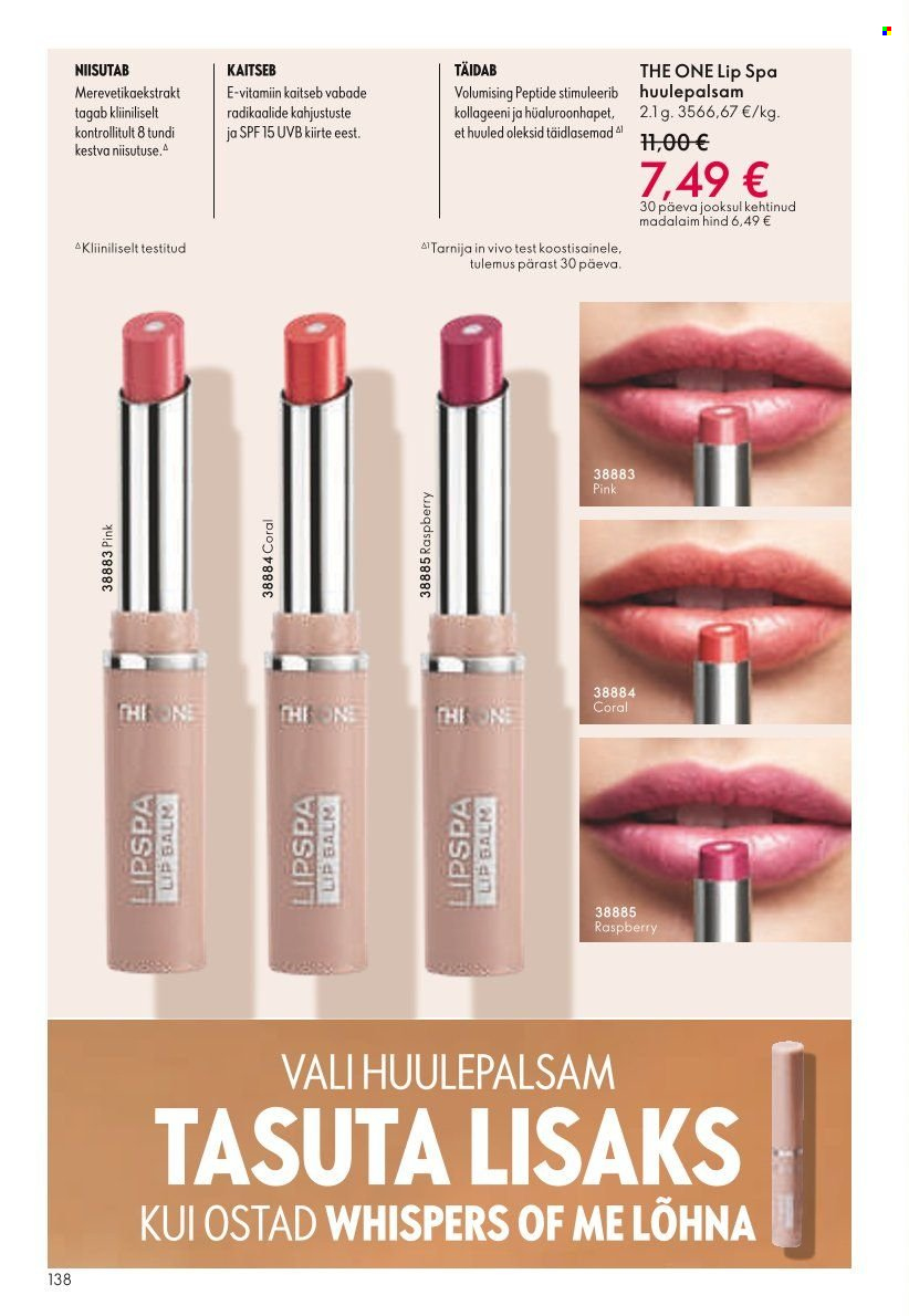 oriflame - Oriflame kliendileht - Järgmine kataloog (11.07 - 31.07.2024) - page: 138