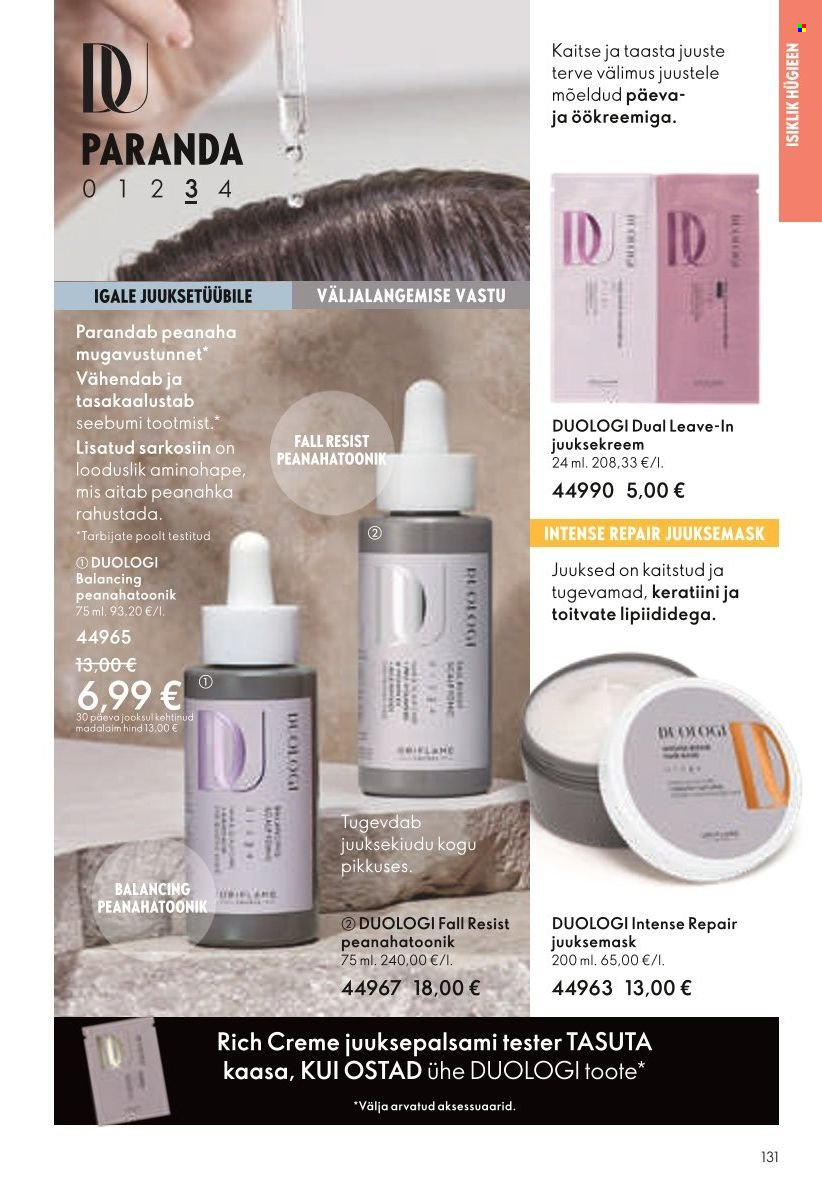 oriflame - Oriflame kliendileht - Järgmine kataloog (11.07 - 31.07.2024) - page: 131