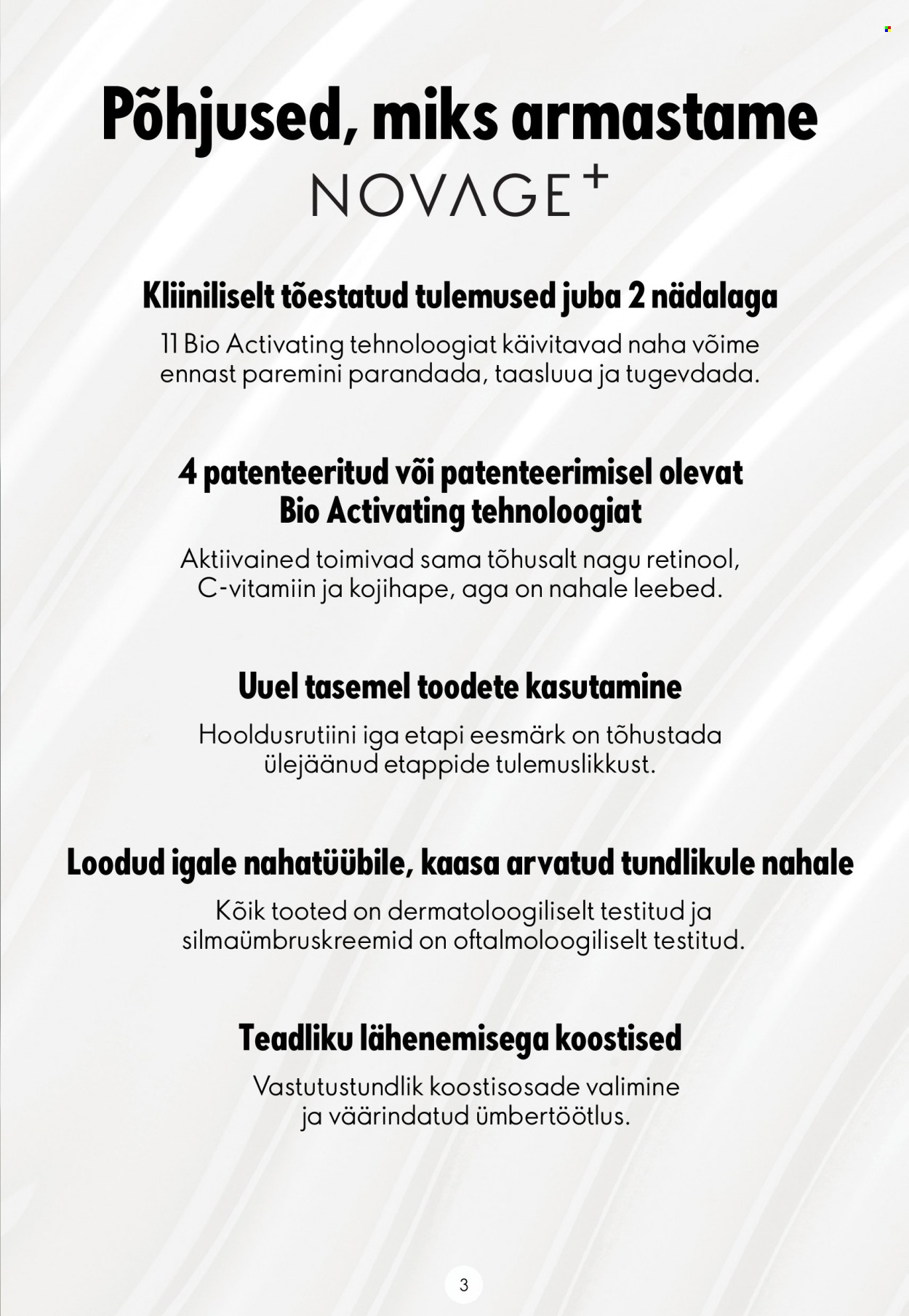 oriflame - Oriflame kliendileht - Novage+ tutvustus - page: 3 oriflame - Oriflame kliendileht - Novage+ tutvustus - page: 3