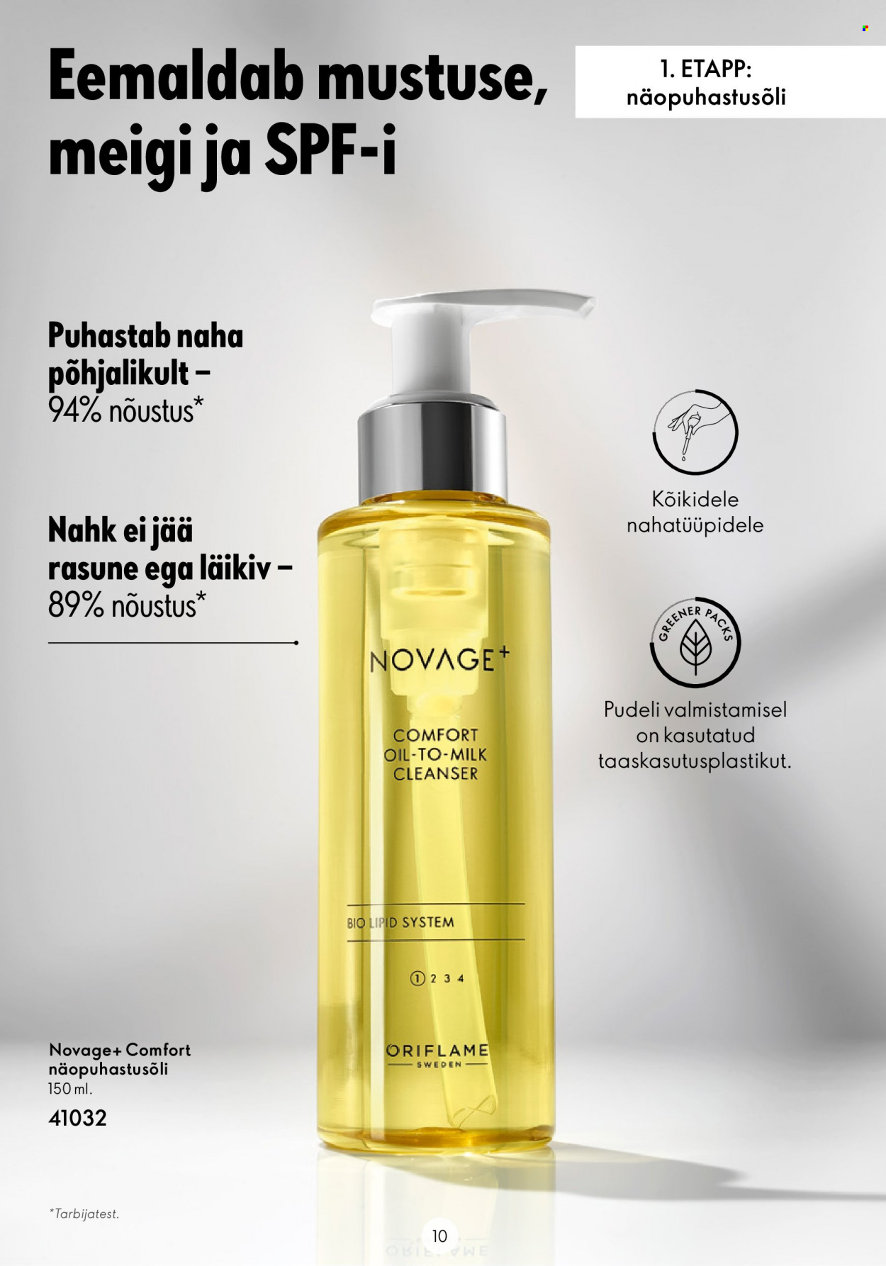 oriflame - Oriflame kliendileht - Novage+ tutvustus - page: 10 oriflame - Oriflame kliendileht - Novage+ tutvustus - page: 10