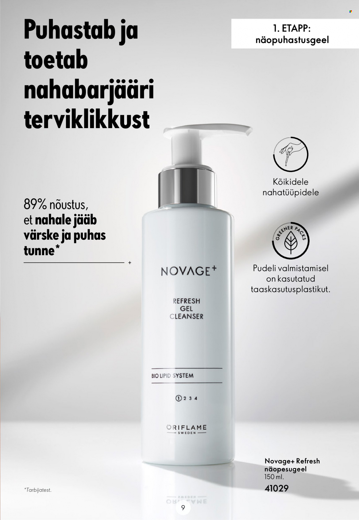 oriflame - Oriflame kliendileht - Novage+ tutvustus - page: 9 oriflame - Oriflame kliendileht - Novage+ tutvustus - page: 9