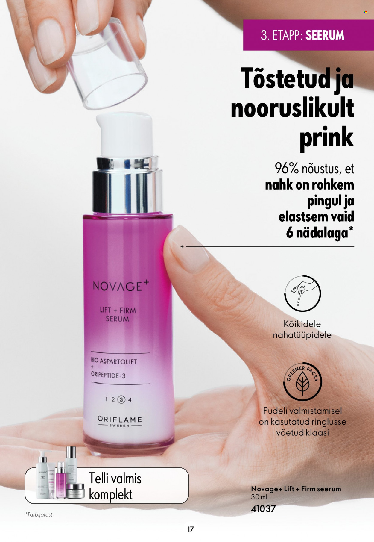 oriflame - Oriflame kliendileht - Novage+ tutvustus - page: 17 oriflame - Oriflame kliendileht - Novage+ tutvustus - page: 17
