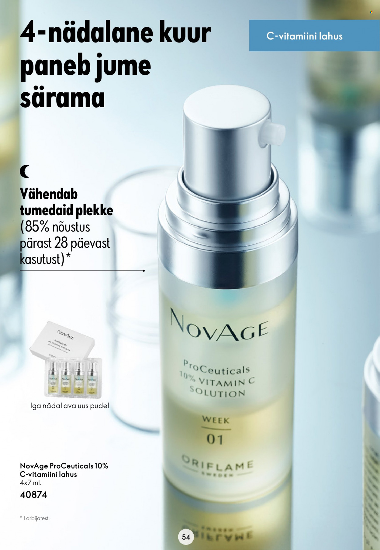 oriflame - Oriflame kliendileht - Novage+ tutvustus - page: 54 oriflame - Oriflame kliendileht - Novage+ tutvustus - page: 54