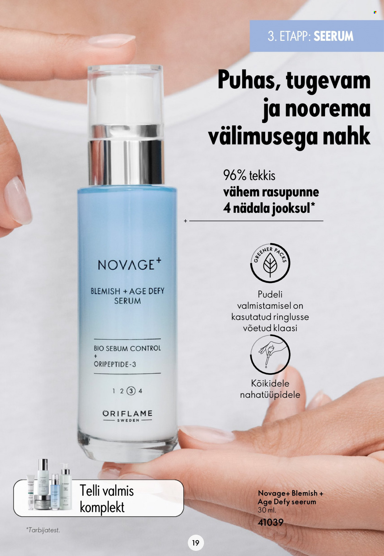 oriflame - Oriflame kliendileht - Novage+ tutvustus - page: 19 oriflame - Oriflame kliendileht - Novage+ tutvustus - page: 19