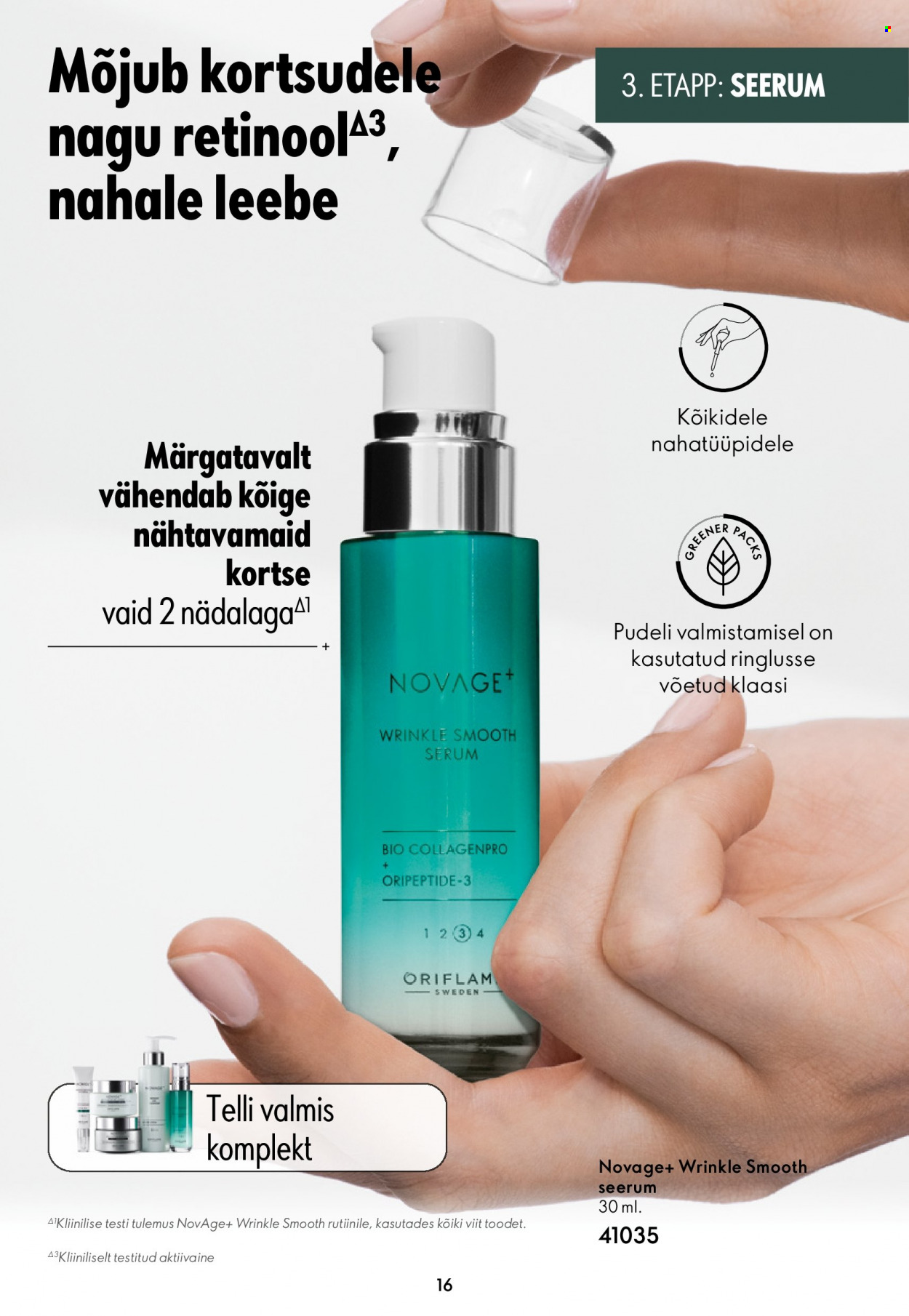 oriflame - Oriflame kliendileht - Novage+ tutvustus - page: 16 oriflame - Oriflame kliendileht - Novage+ tutvustus - page: 16