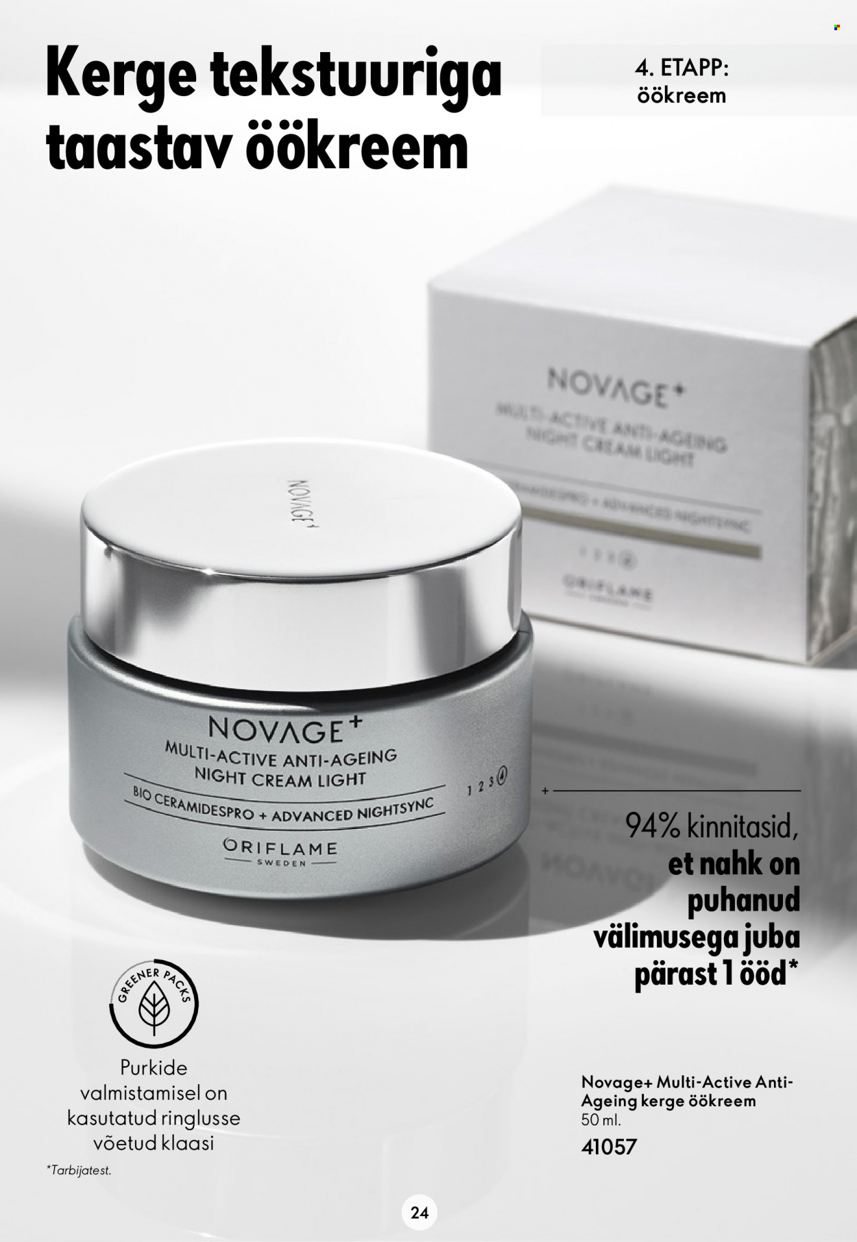 oriflame - Oriflame kliendileht - Novage+ tutvustus - page: 24 oriflame - Oriflame kliendileht - Novage+ tutvustus - page: 24