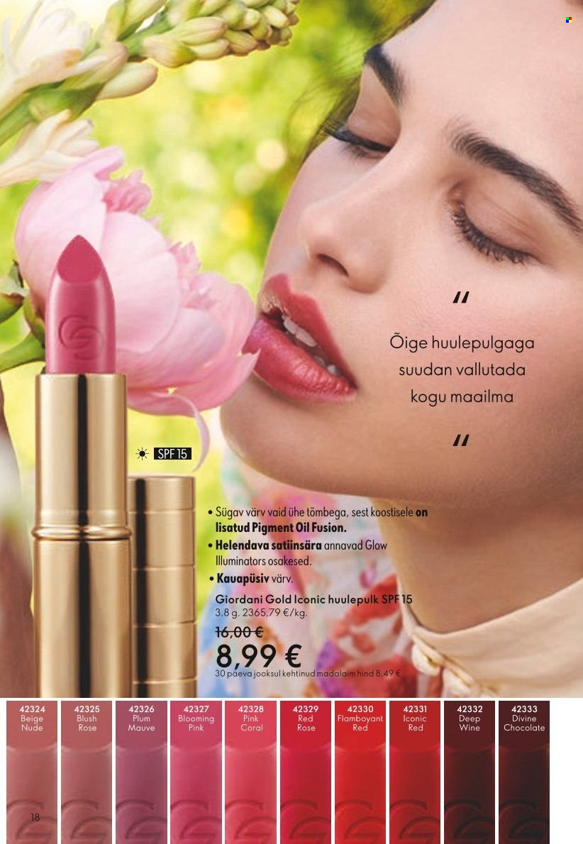 oriflame - Oriflame kliendileht - Kataloog 03 - page: 18