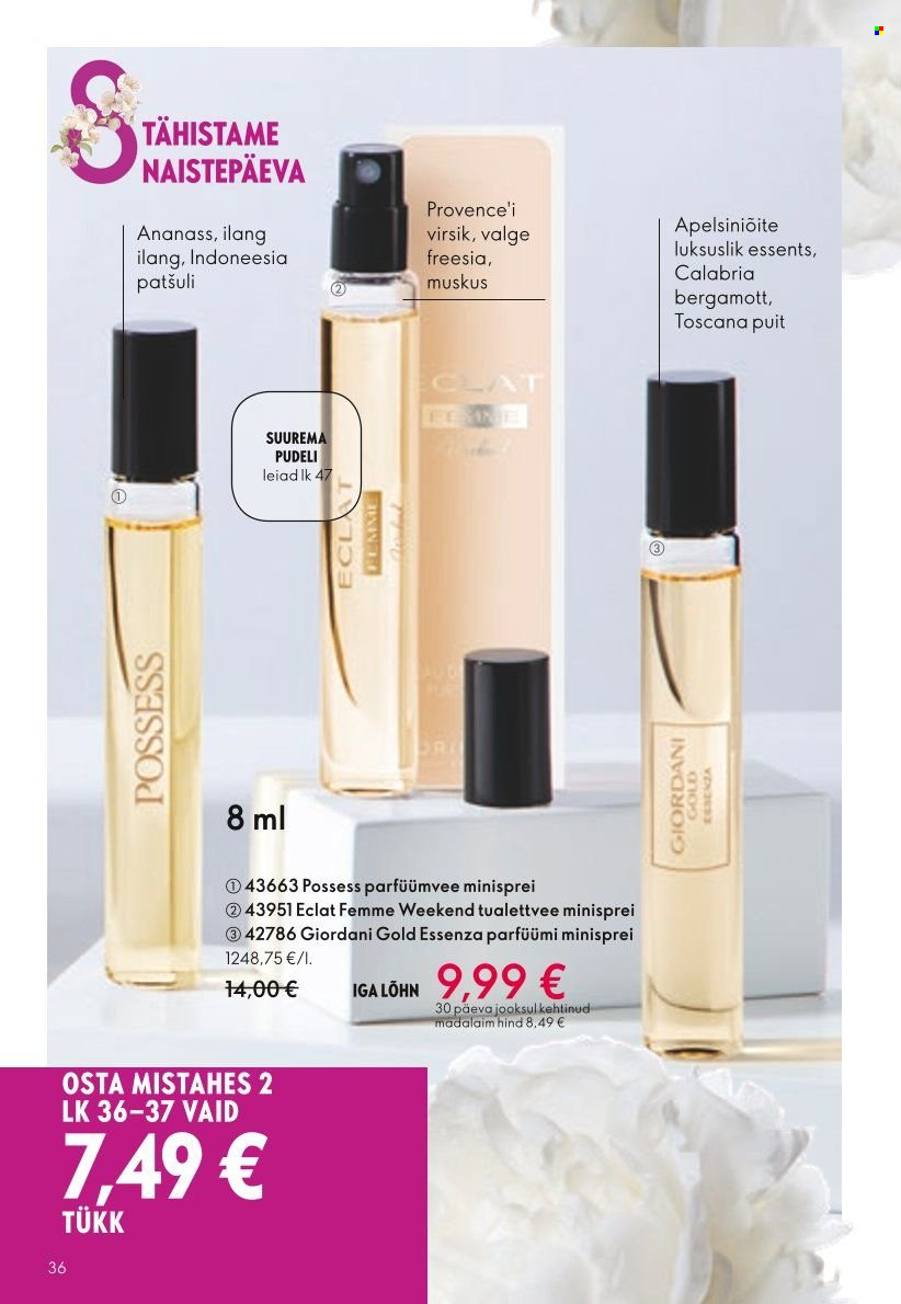 oriflame - Oriflame kliendileht - Kataloog 03 - page: 36