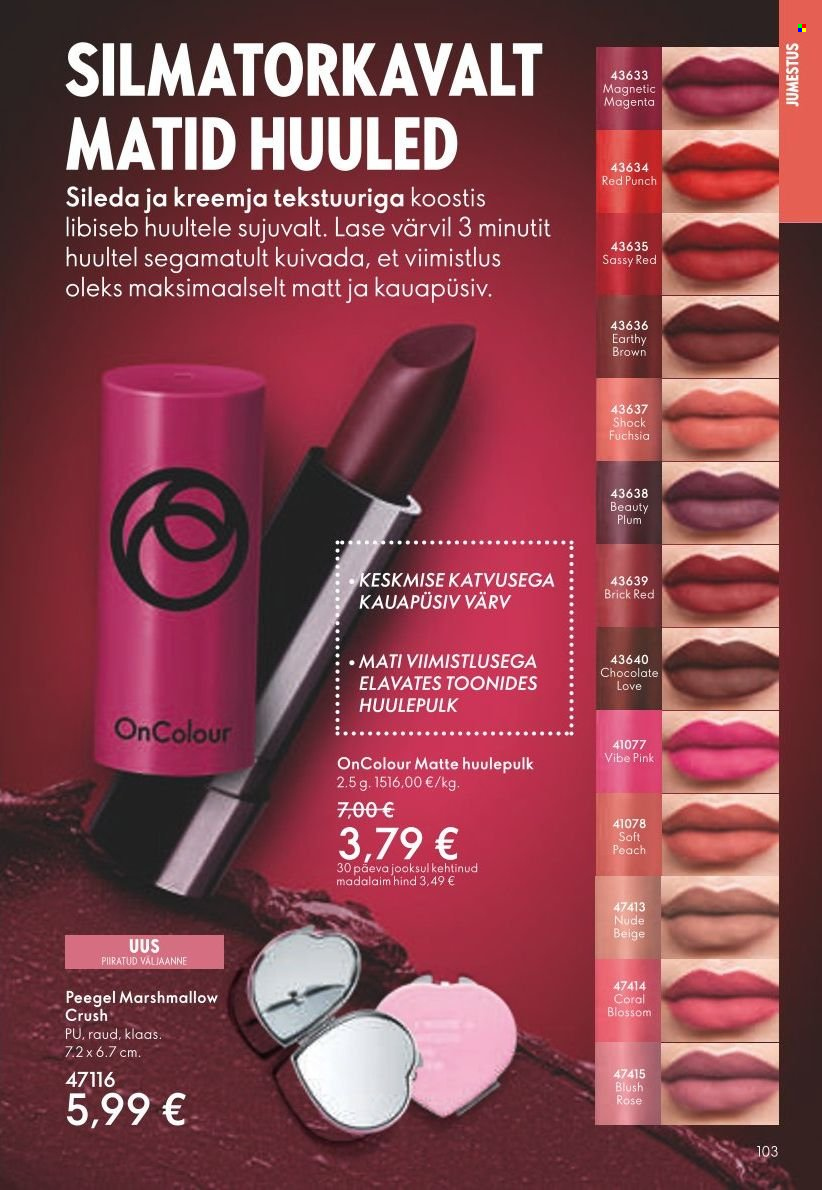 oriflame - Oriflame kliendileht - Kataloog 03 - page: 103