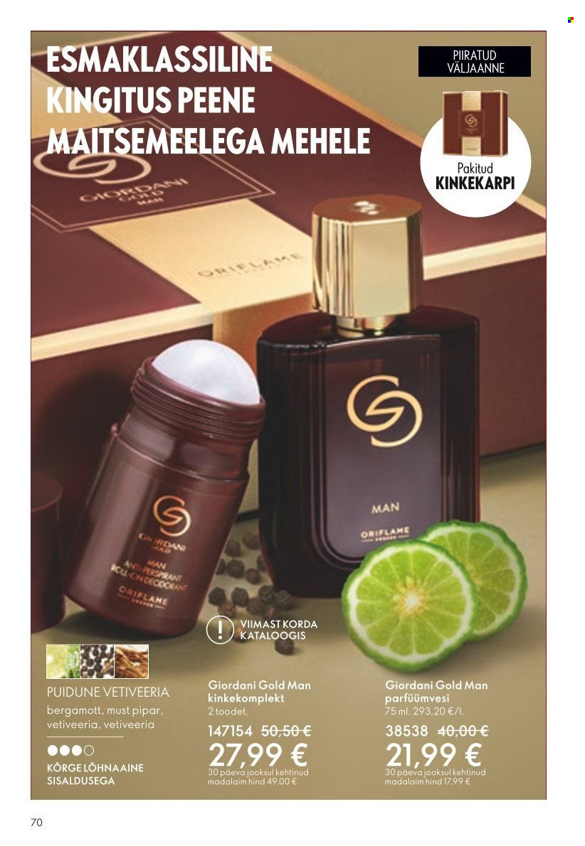 oriflame - Oriflame kliendileht - Kataloog 03 - page: 70