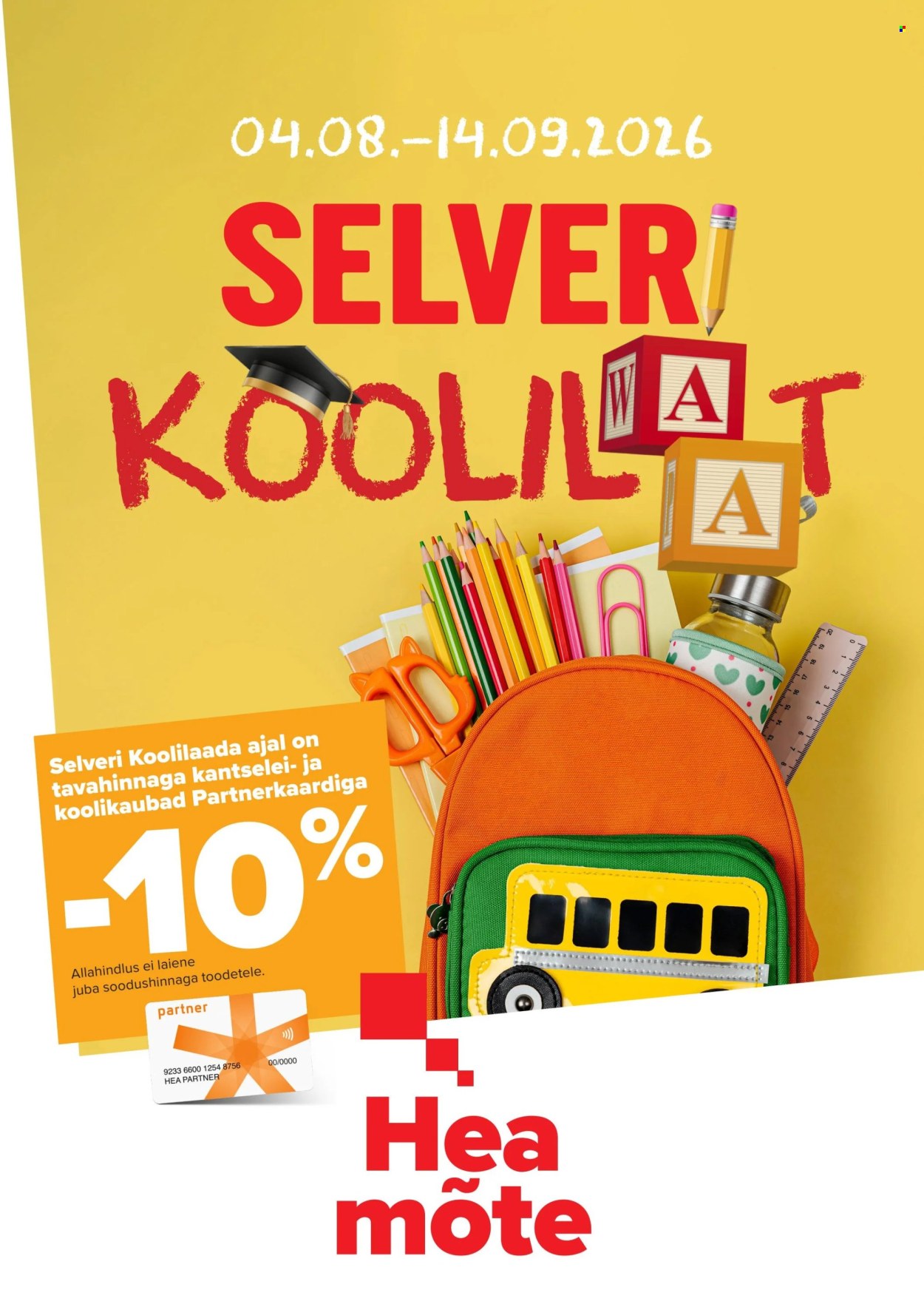 selver - Selver kliendileht (4.08 - 14.09.2026)