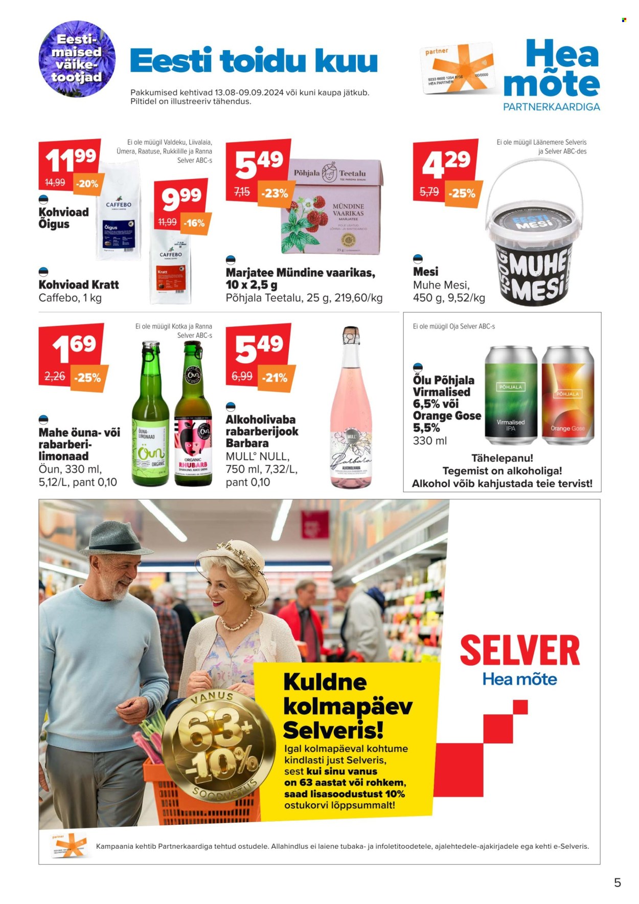 selver - Selver kliendileht - Hea mõte (13.08 - 9.09.2024) - page: 5