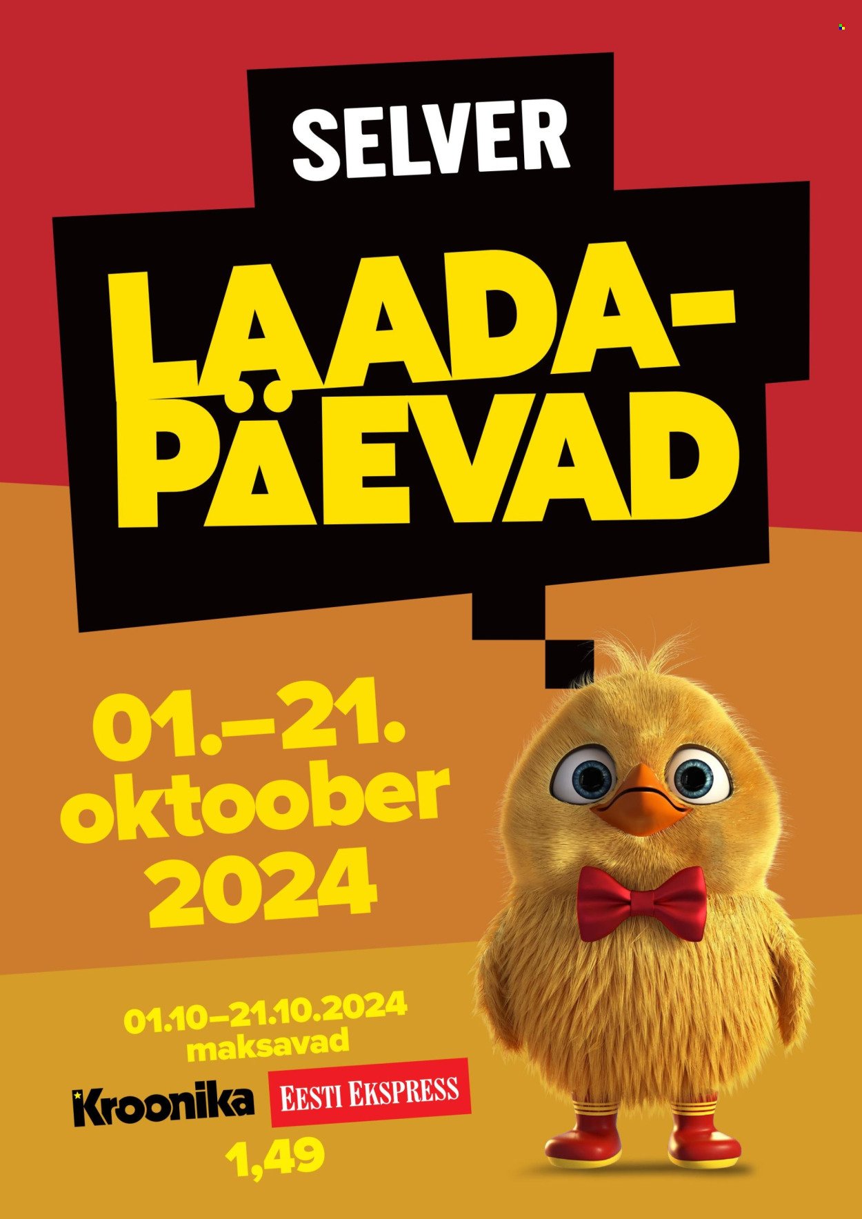 selver - Selver kliendileht - Laada- Päevad (1.10 - 21.10.2024) - page: 1