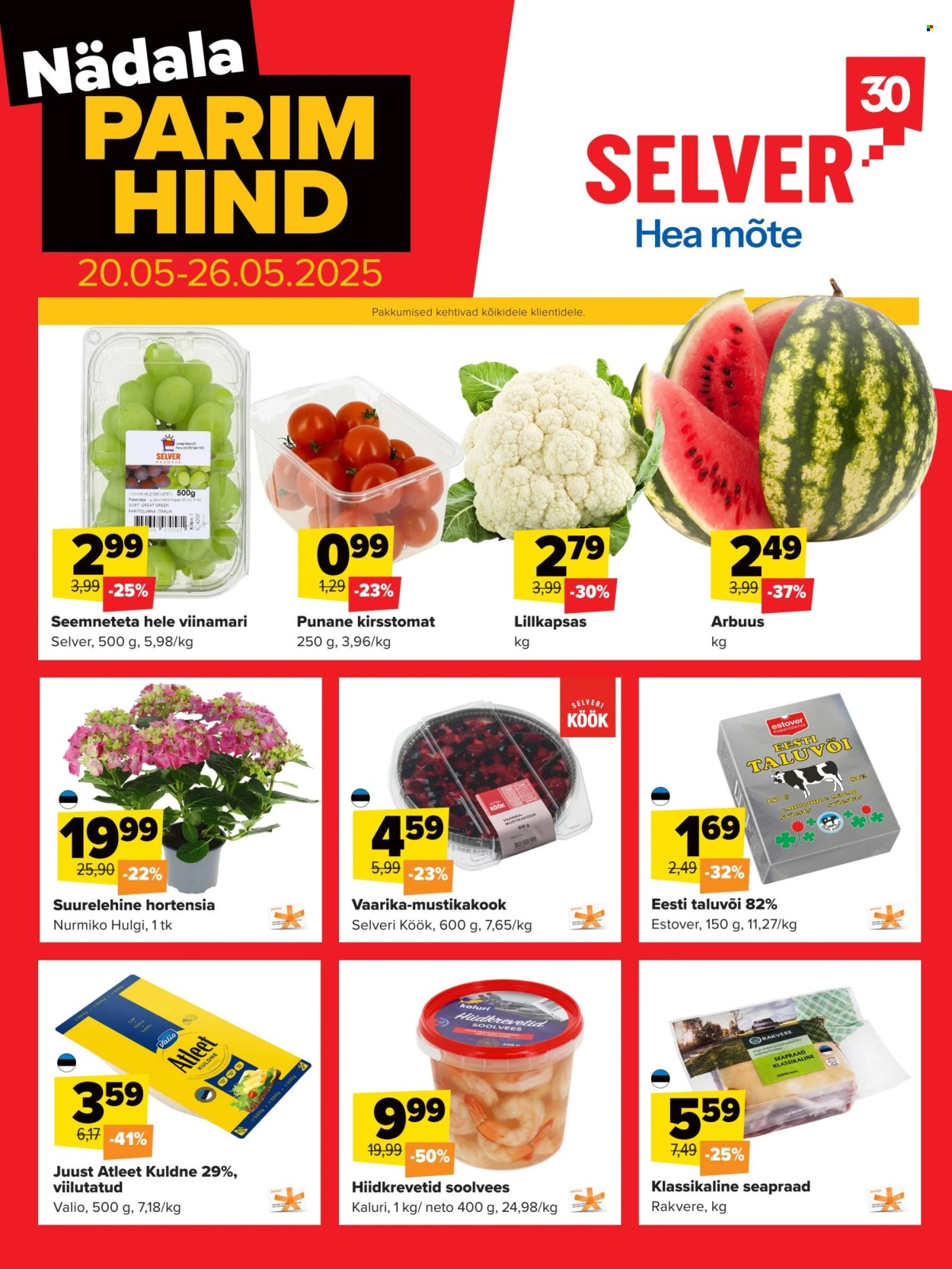 selver - Selver kliendileht - Nädala Parim Hind (20.05 - 26.05.2025)