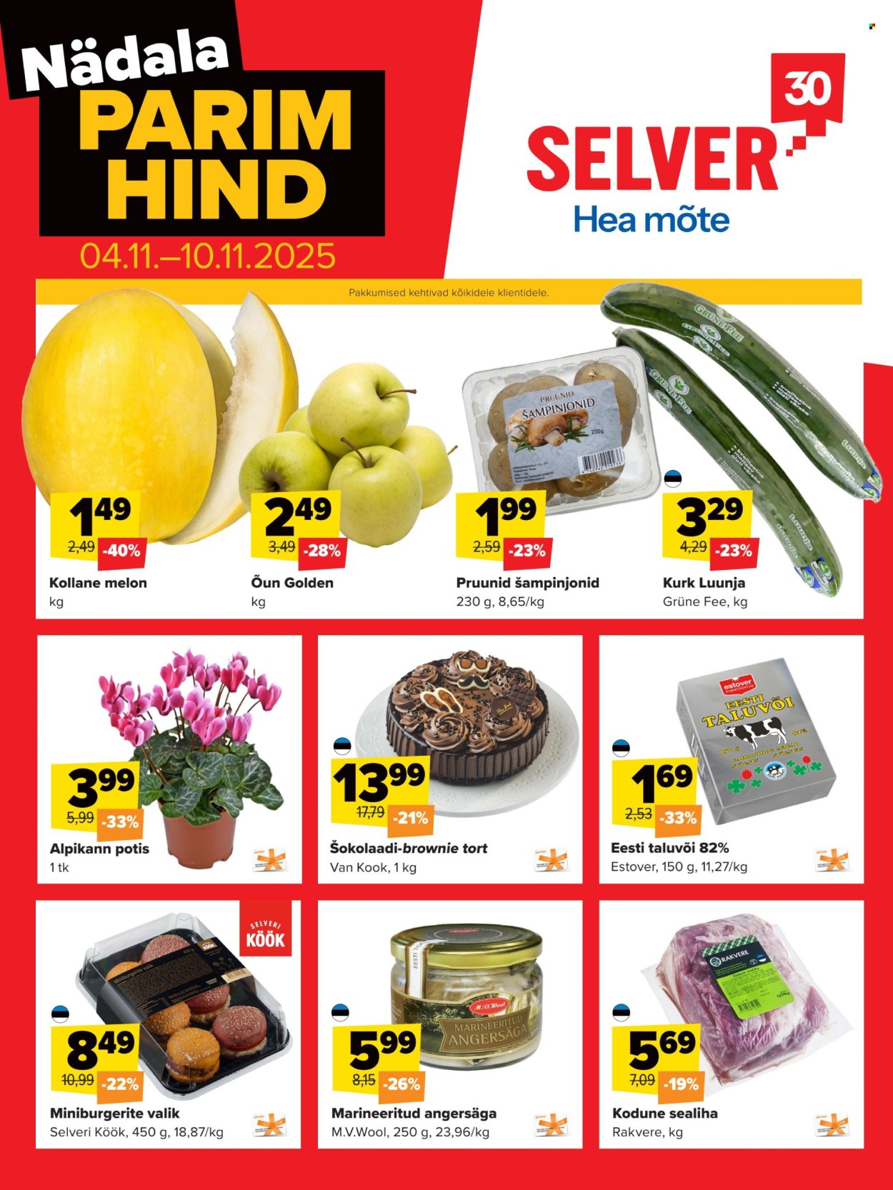 selver - Selver kliendileht - Nädala parim hind (4.11 - 10.11.2025) - page: 1