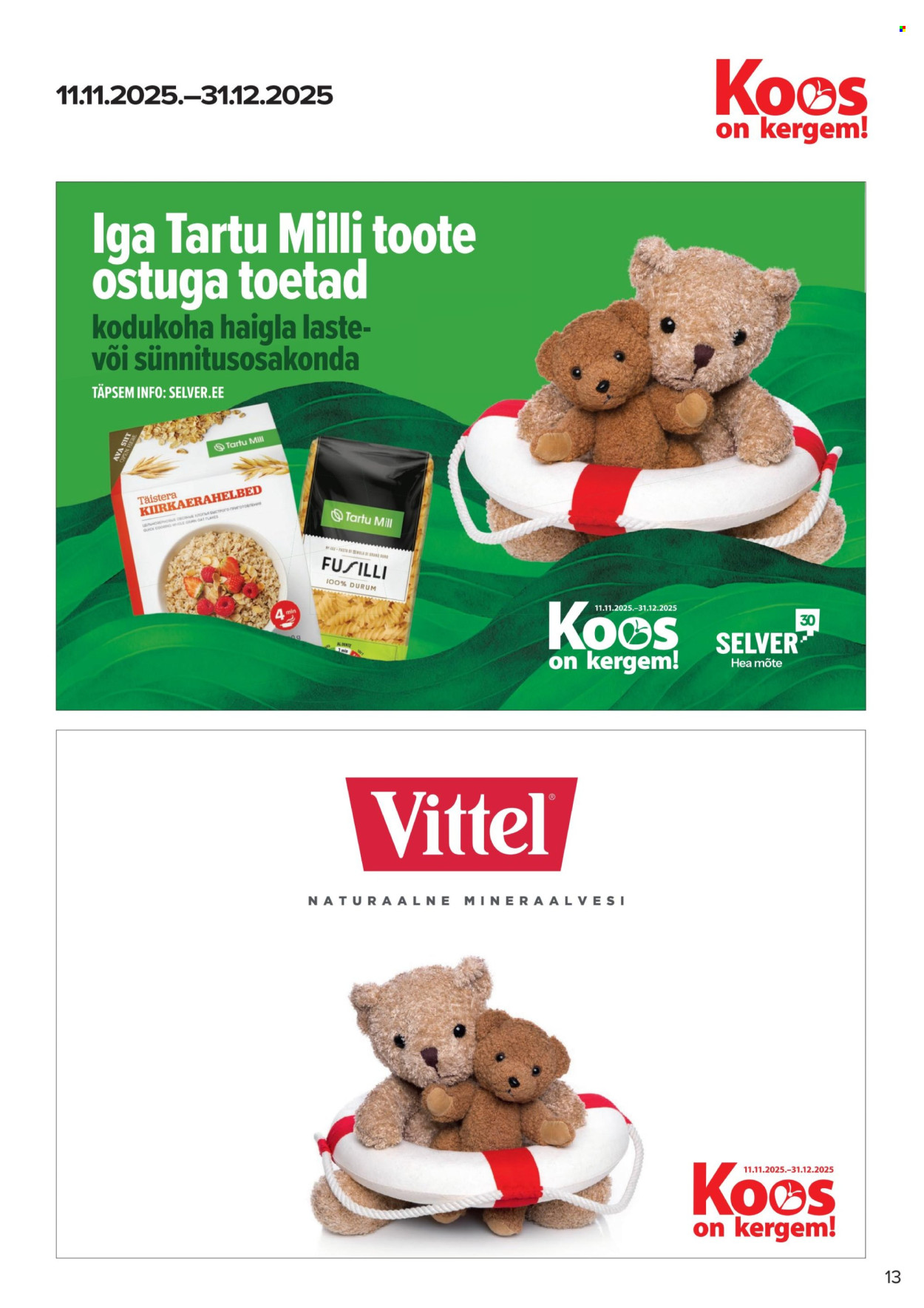 selver - Selver kliendileht - Hea Mõte (11.11 - 1.12.2025) - page: 13