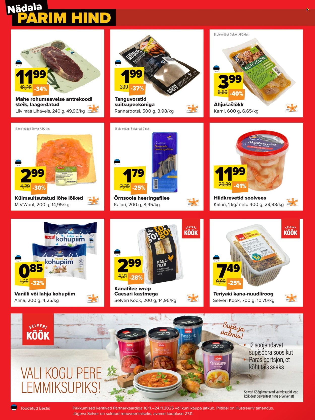 selver - Selver kliendileht - Nädala parim hind (18.11 - 24.11.2025) - page: 2