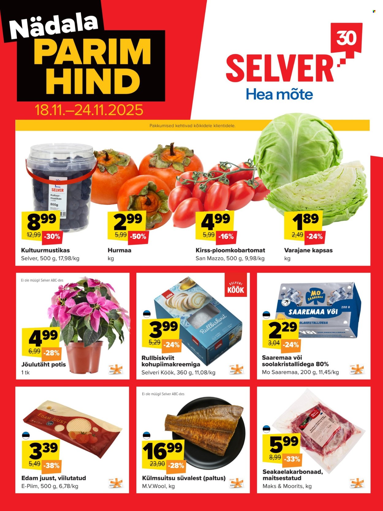 selver - Selver kliendileht - Nädala parim hind (18.11 - 24.11.2025)