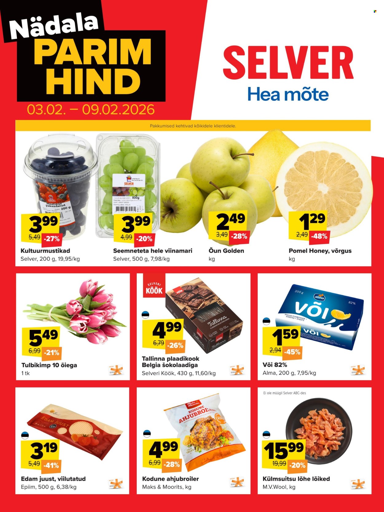 selver - Selver kliendileht - Nädala parim hind (3.02 - 9.02.2026) - page: 1
