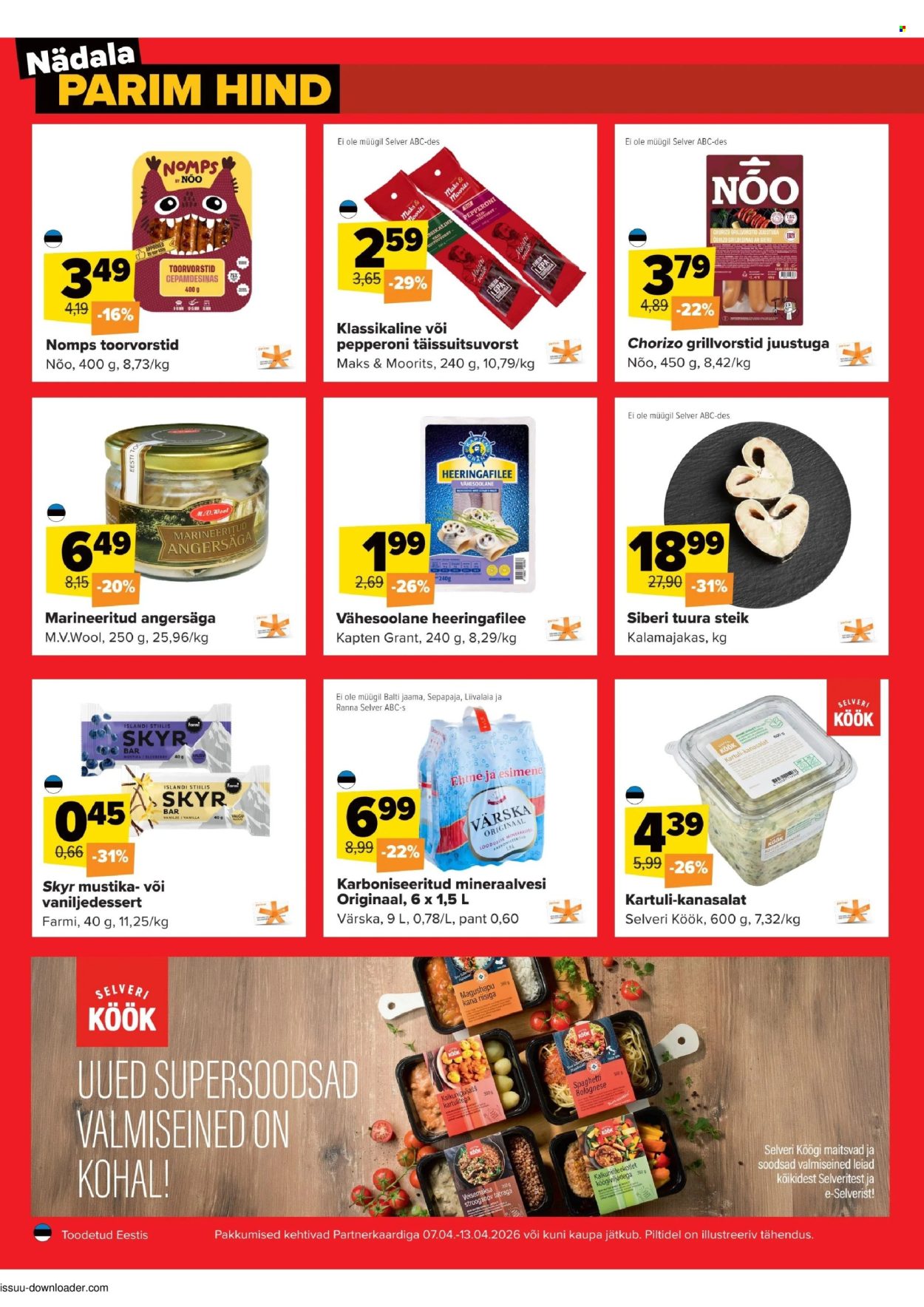 selver - Selver kliendileht - Nädala parim hind (7.04 - 13.04.2026) - page: 2