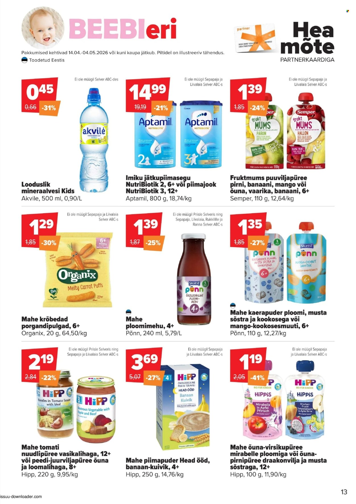 selver - Selver kliendileht - Hea mõte (14.04 - 4.05.2026) - page: 13