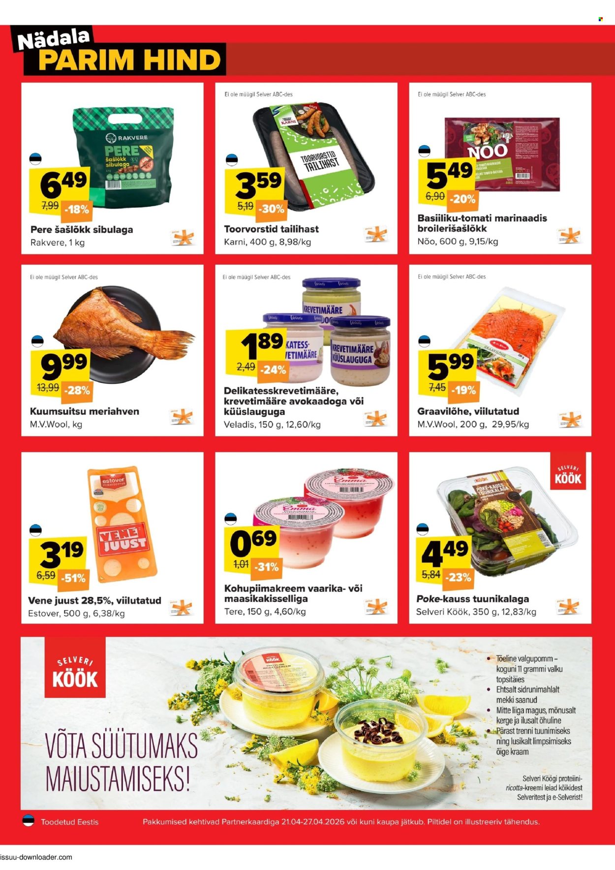 selver - Selver kliendileht - Nädala parim hind (21.04 - 27.04.2026) - page: 2