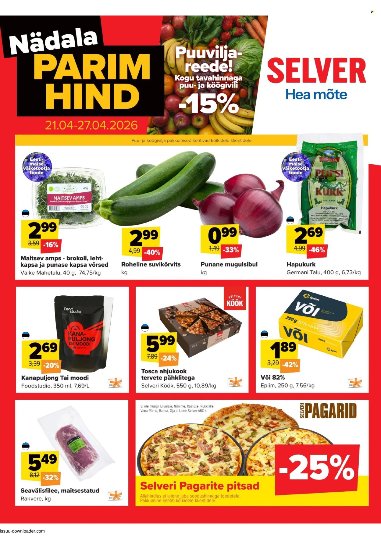 selver - Selver kliendileht - Nädala parim hind (21.04 - 27.04.2026) - page: 1