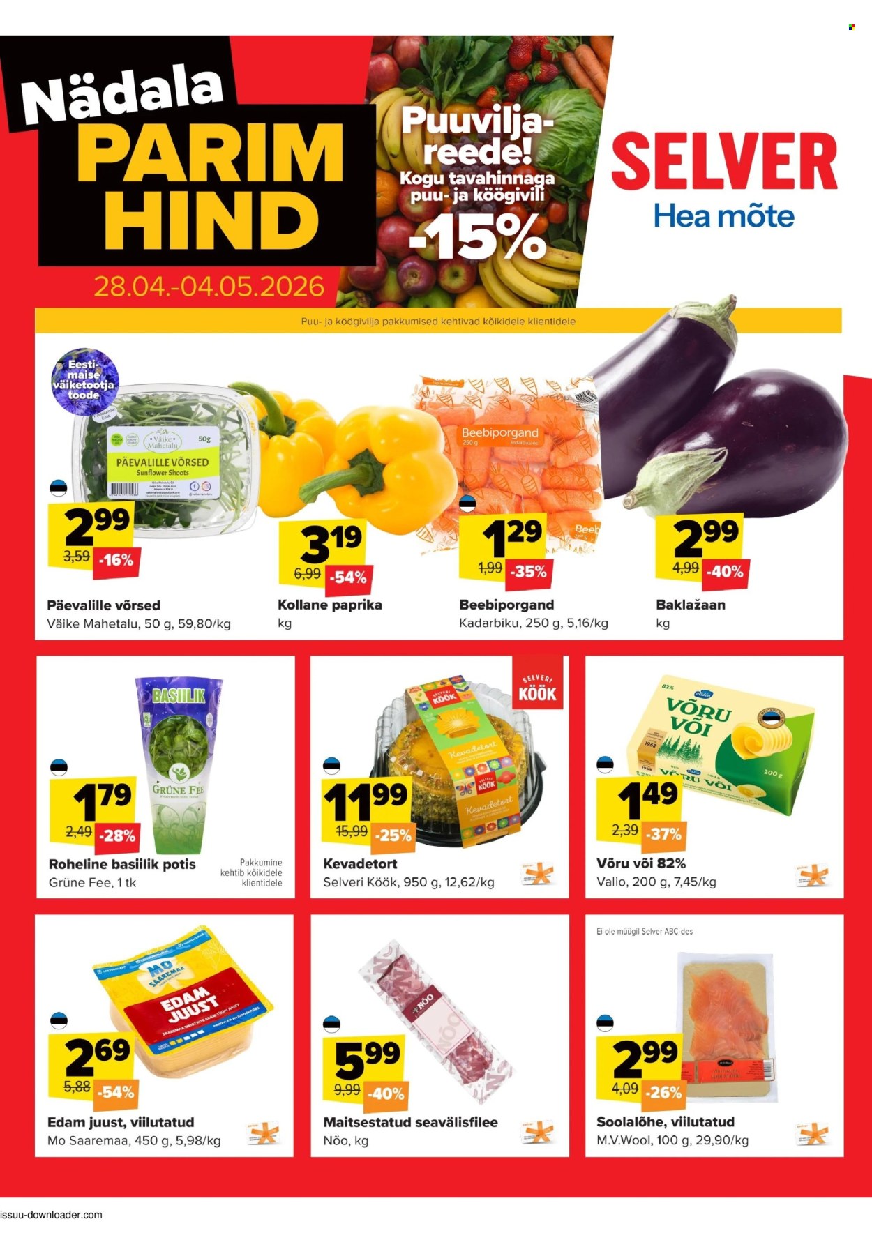 selver - Selver kliendileht - Nädala parim hind (28.04 - 4.05.2026) - page: 1