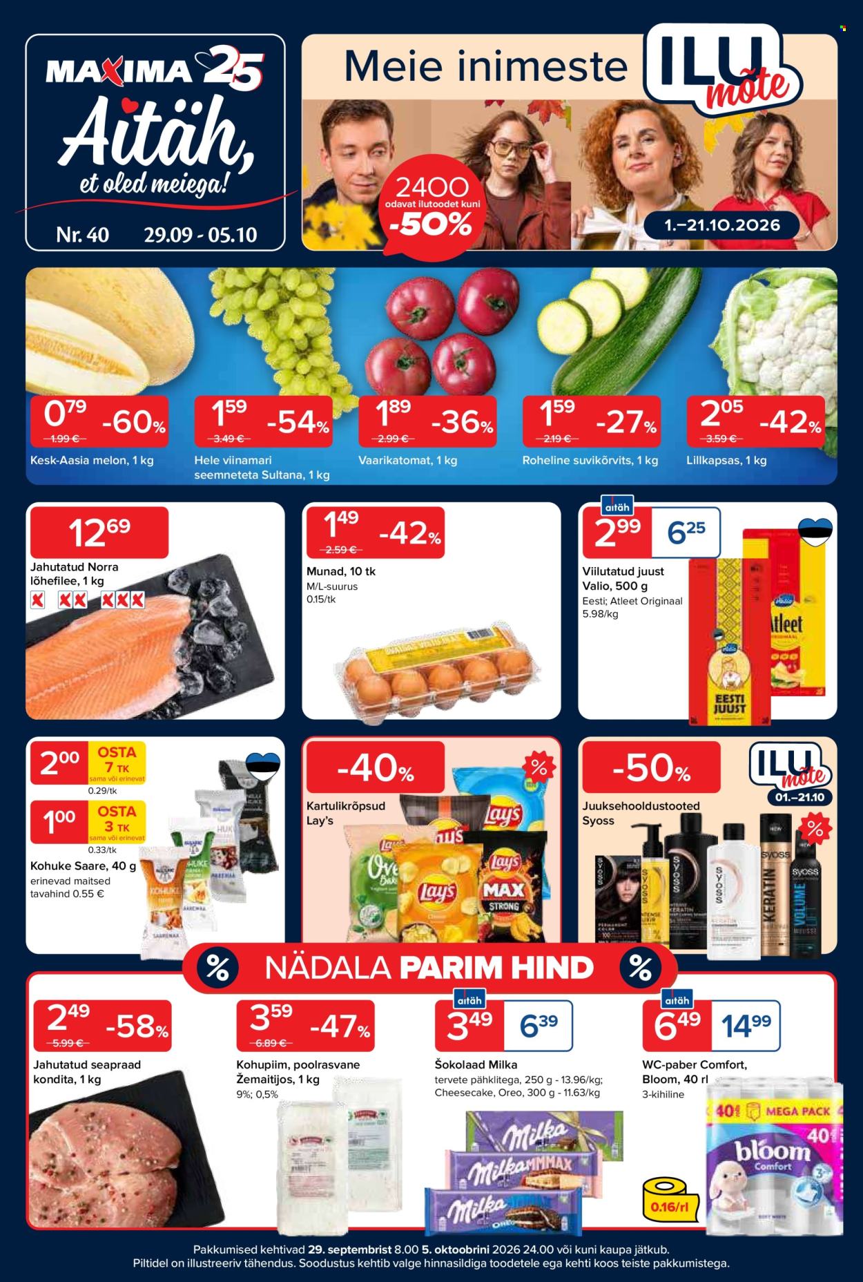 maxima - Maxima kliendileht (29.09 - 5.10.2026)