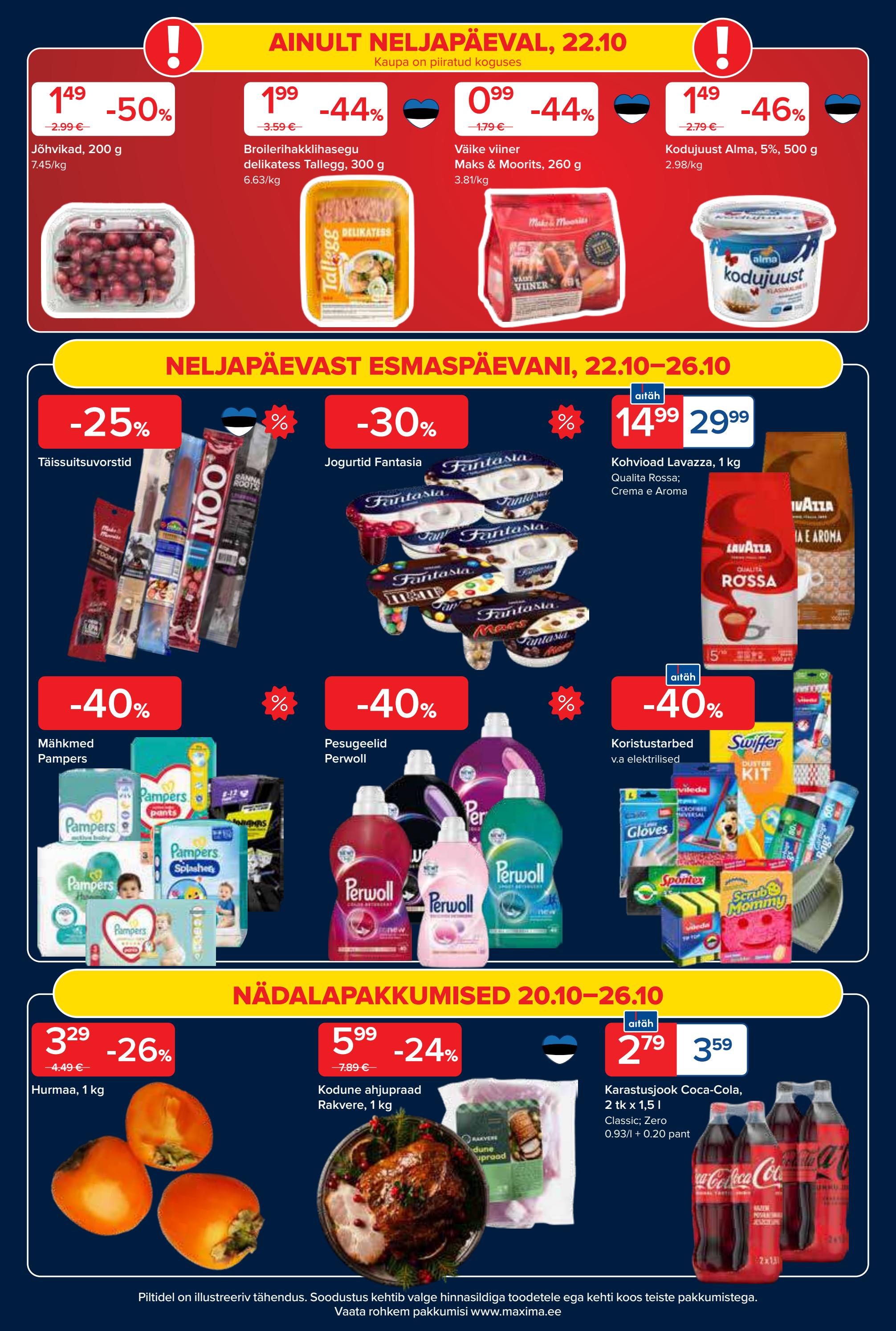 maxima - Maxima kliendileht 20.-26.10 (2026-10-20 - 2026-10-26) - page: 2