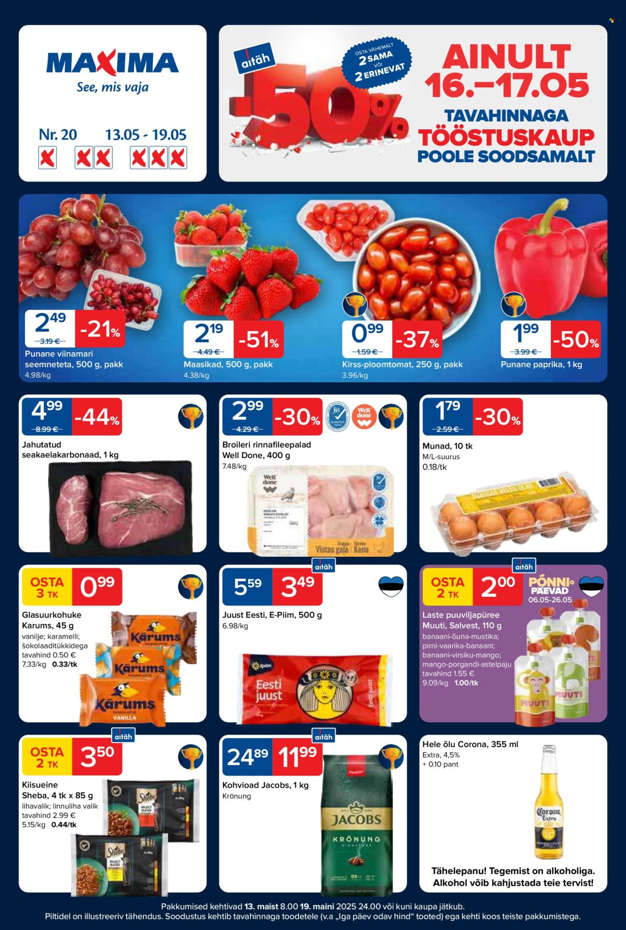 maxima - Maxima kliendileht - Maxima kliendileht nr. 20 (13.05 - 19.05.2025)