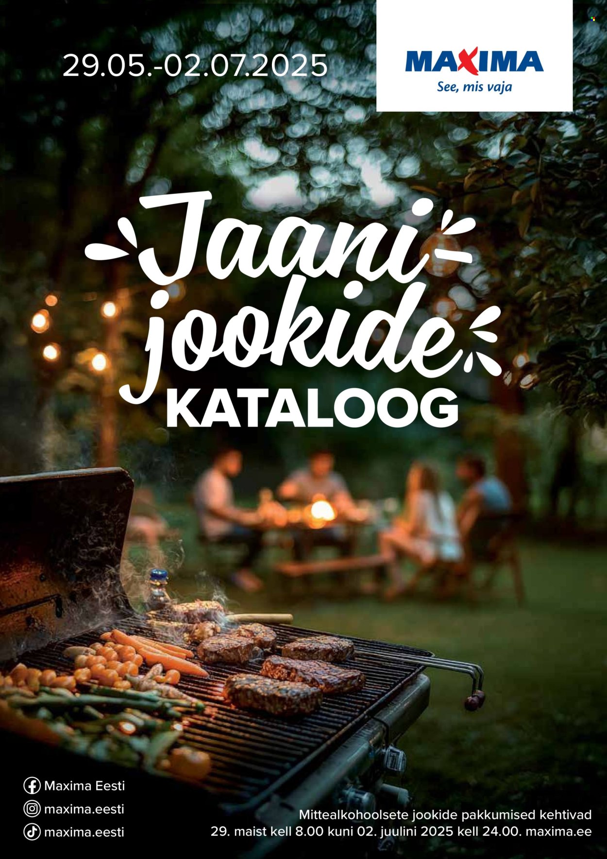 maxima - Maxima kliendileht - Jaanijookide kataloog (29.05 - 2.07.2025) - page: 1