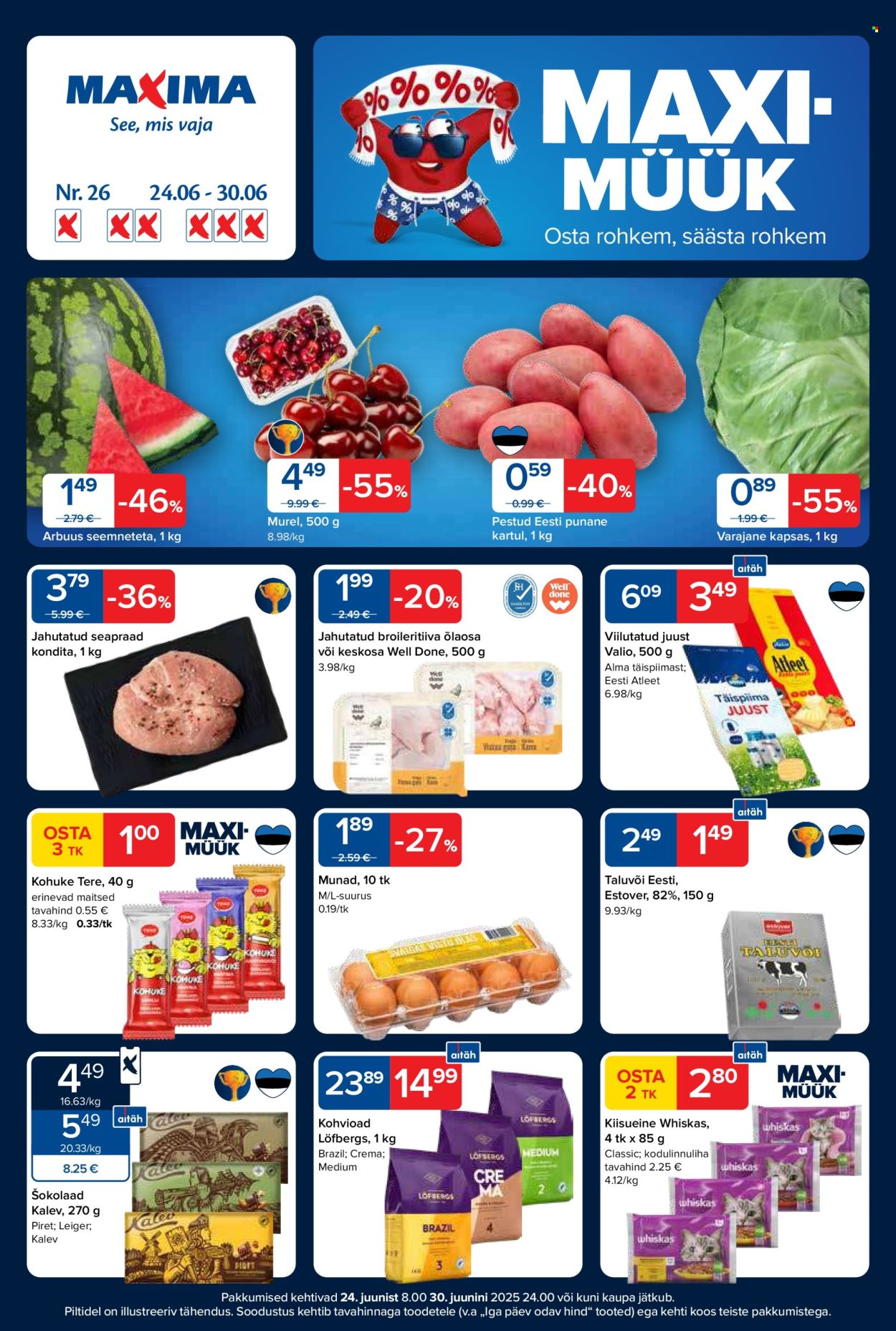 maxima - Maxima kliendileht - Maxima kliendileht nr. 26 (24.06 - 30.06.2025)