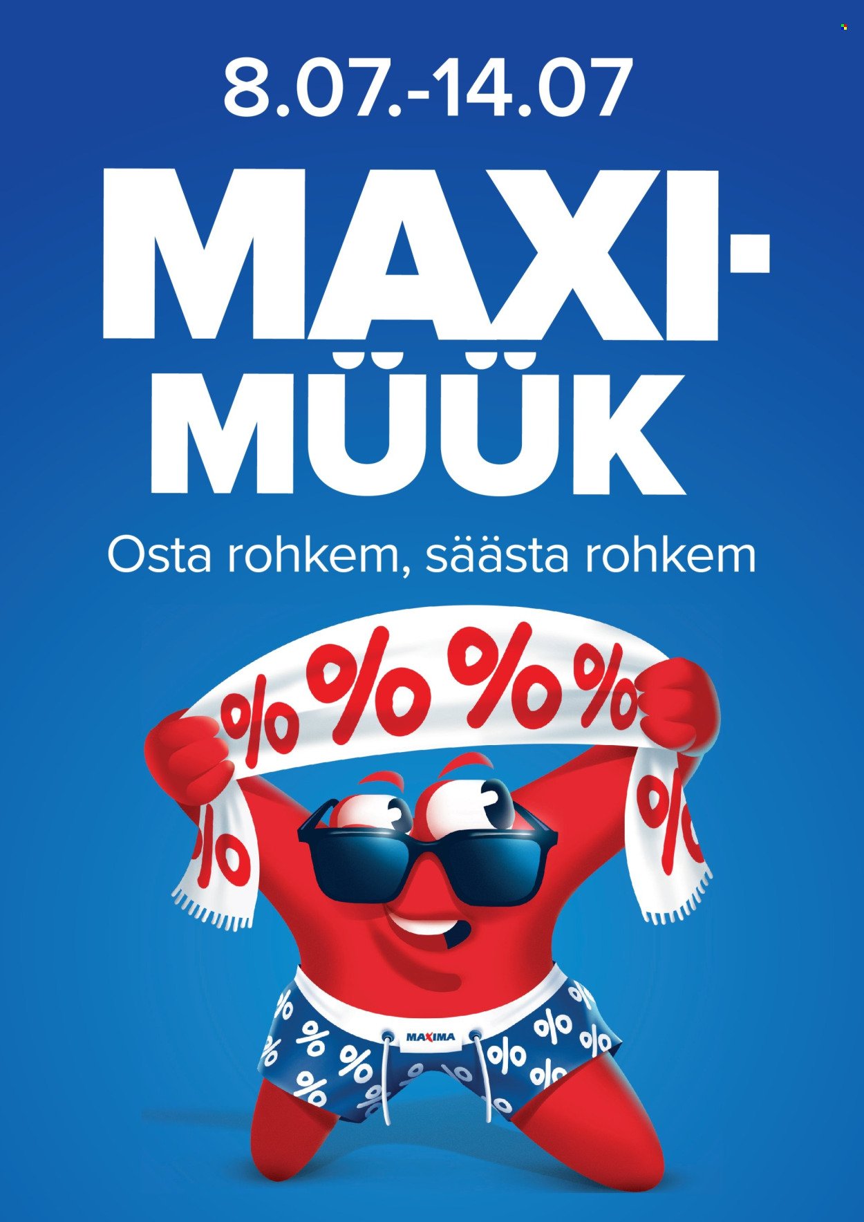 maxima - Maxima kliendileht - Maximüük - kosmeetika-ja enesehooldustooted -40% (8.07 - 14.07.2025)