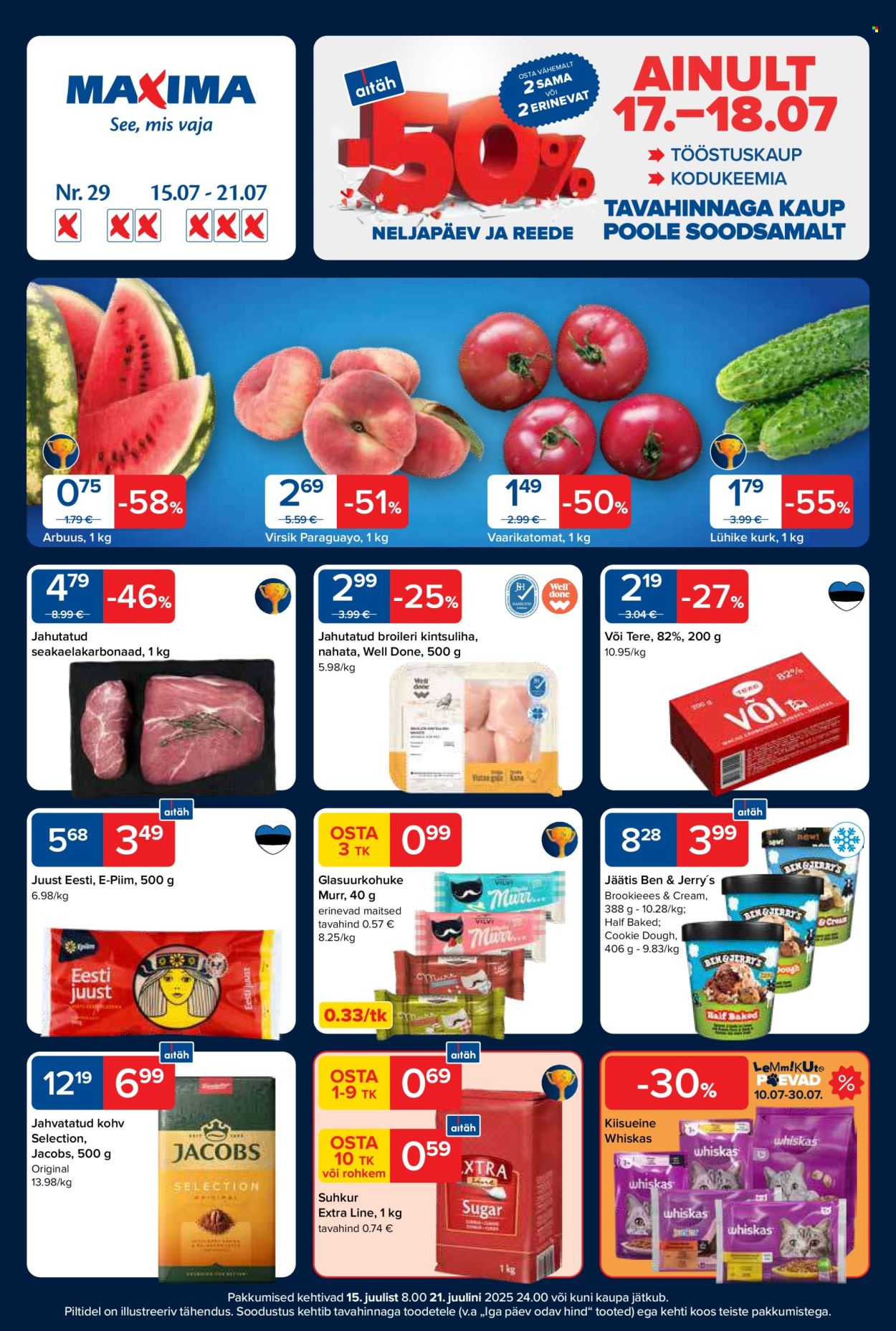 maxima - Maxima kliendileht - Maxima kliendileht nr. 29 (15.07 - 21.07.2025)