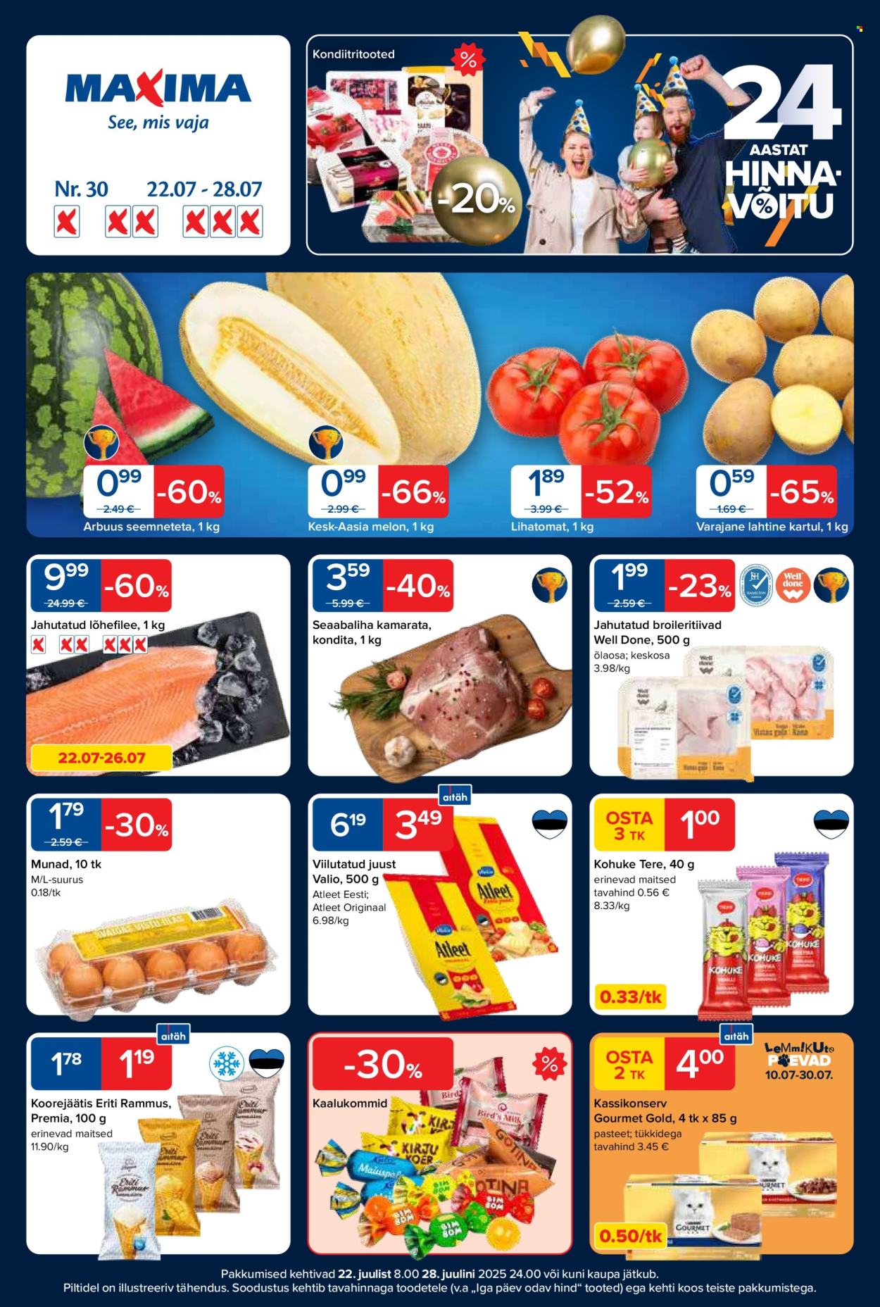 maxima - Maxima kliendileht - Maxima kliendileht nr. 30 (22.07 - 28.07.2025)