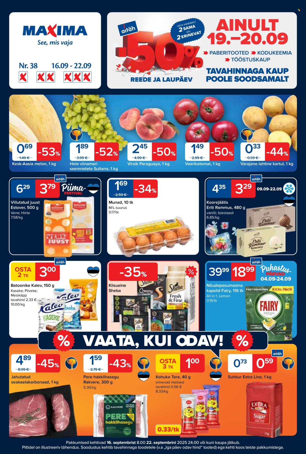 maxima - Maxima kliendileht - Maxima kliendileht nr. 38 (16.09 - 22.09.2025)