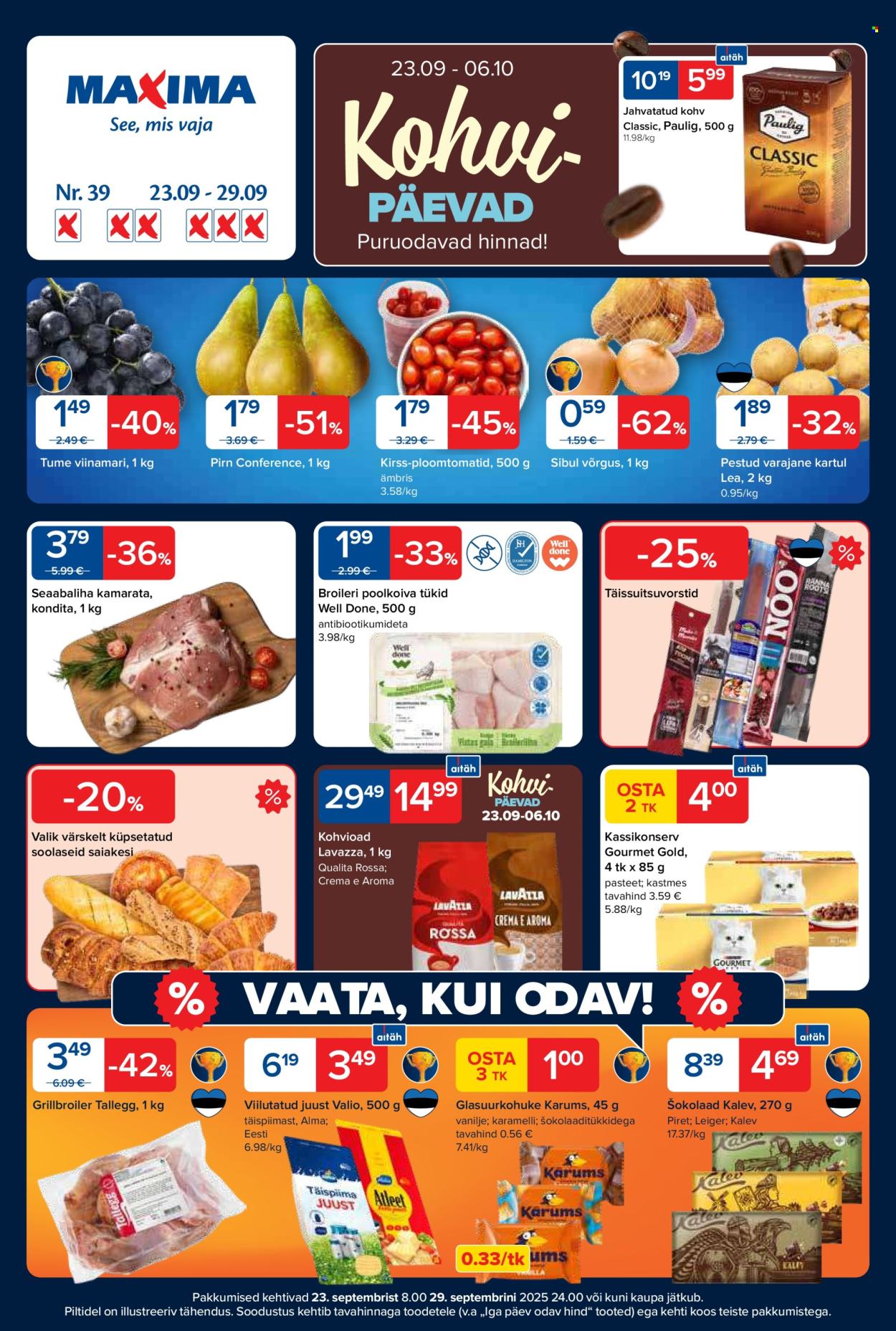 maxima - Maxima kliendileht - Maxima kliendileht nr.39 (23.09 - 29.09.2025)