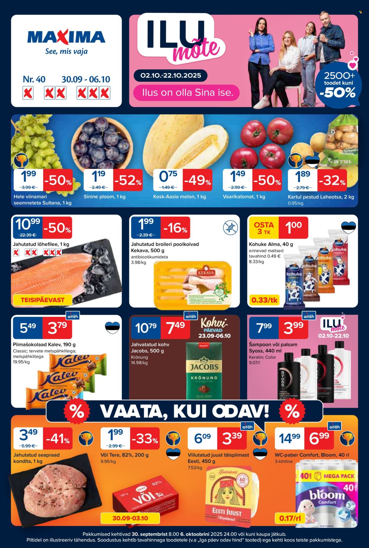 maxima - Maxima kliendileht - Maxima kliendileht nr. 40 (30.09 - 6.10.2025)