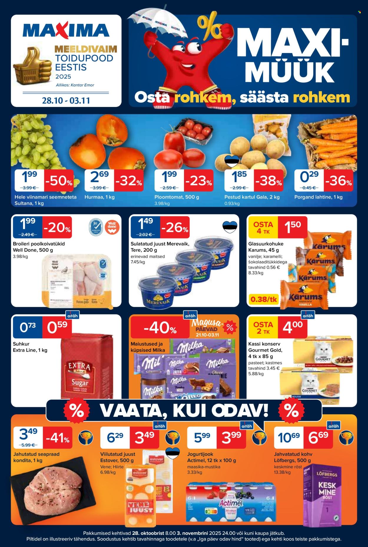 maxima - Maxima kliendileht - Maxima kliendileht nr. 44 (28.10 - 3.11.2025)