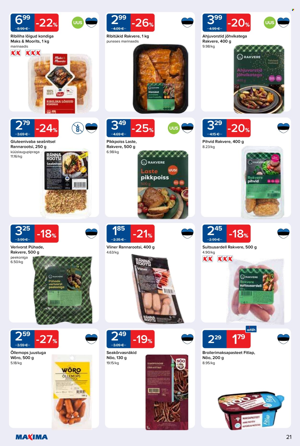 maxima - Maxima kliendileht - Maxima kliendileht nr. 44 (28.10 - 3.11.2025) - page: 21
