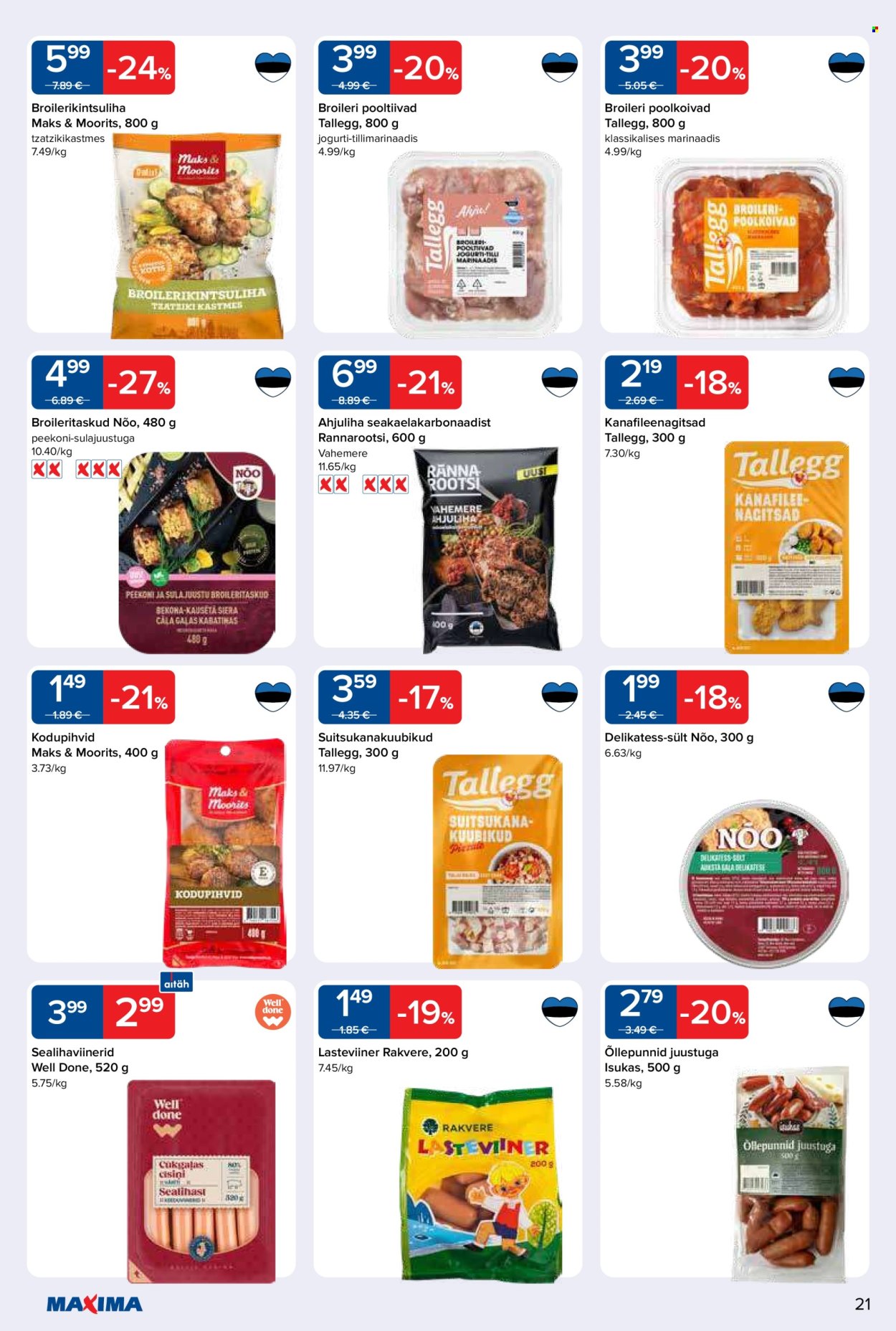 maxima - Maxima kliendileht - Maxima kliendileht nr. 45 (4.11 - 11.11.2025) - page: 21