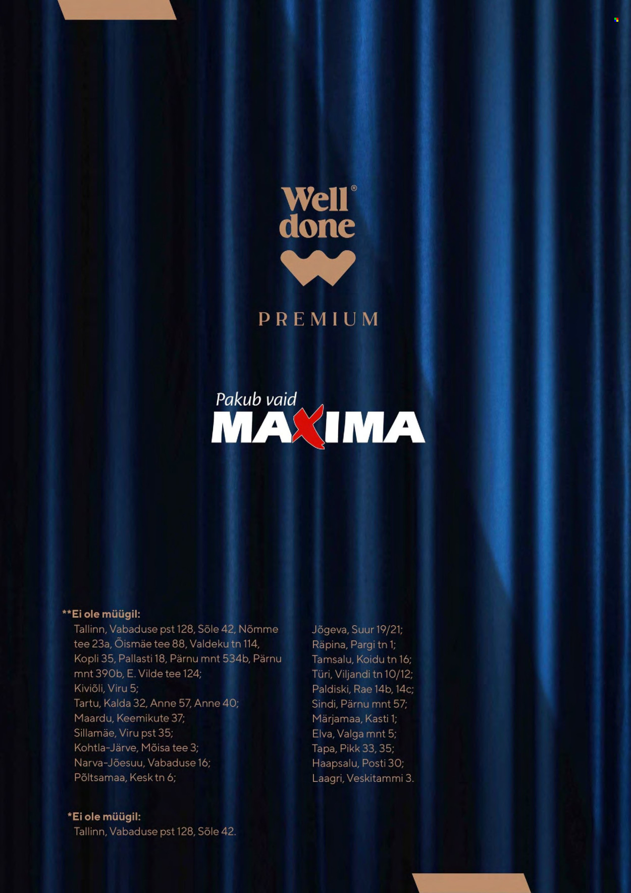 maxima - Maxima kliendileht - Well Done Premium - maitsed erilisteks hetkedeks! (4.11.2025 - 5.01.2026) - page: 16