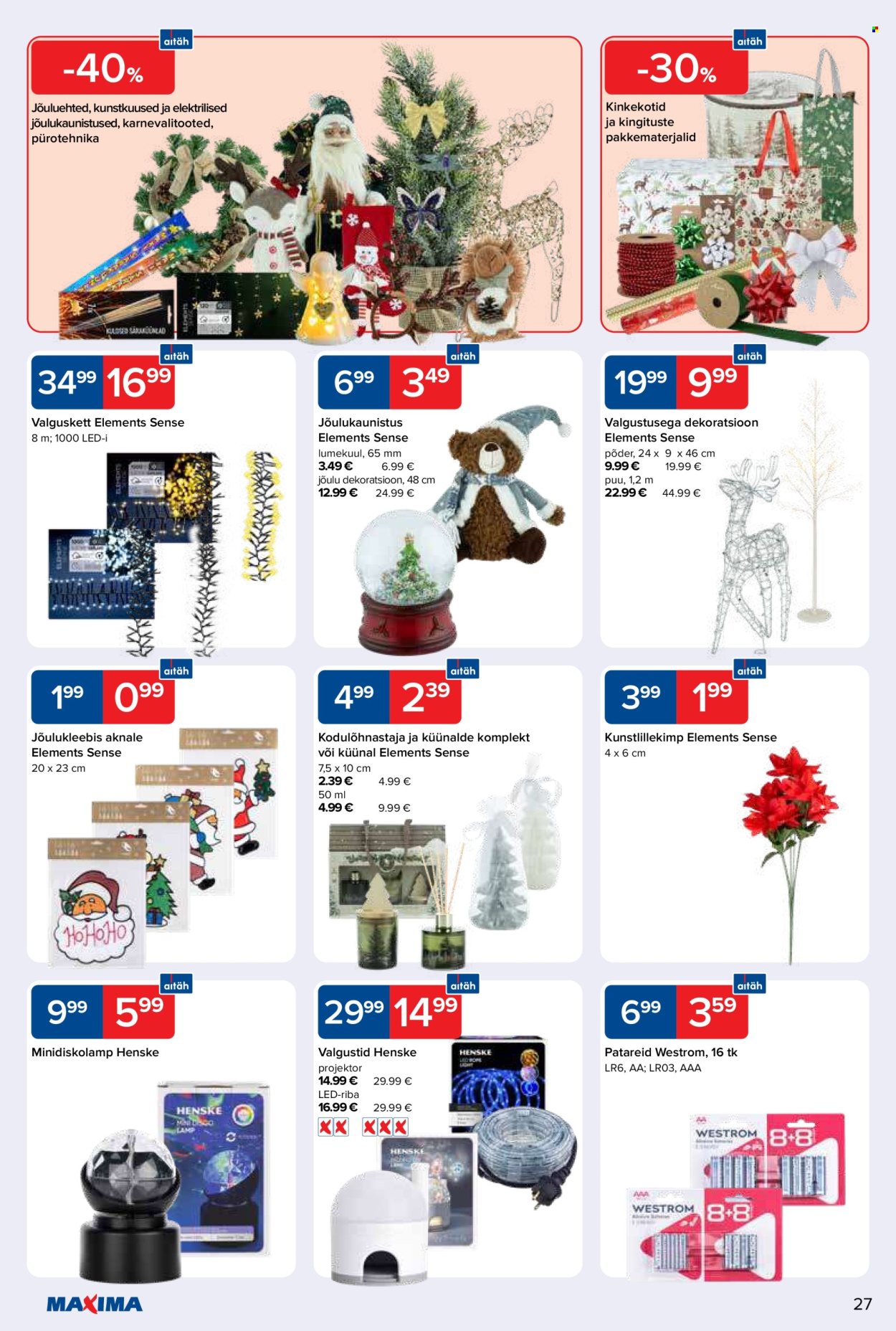 maxima - Maxima kliendileht - Maxima kliendileht nr. 47 (18.11 - 24.11.2025) - page: 27